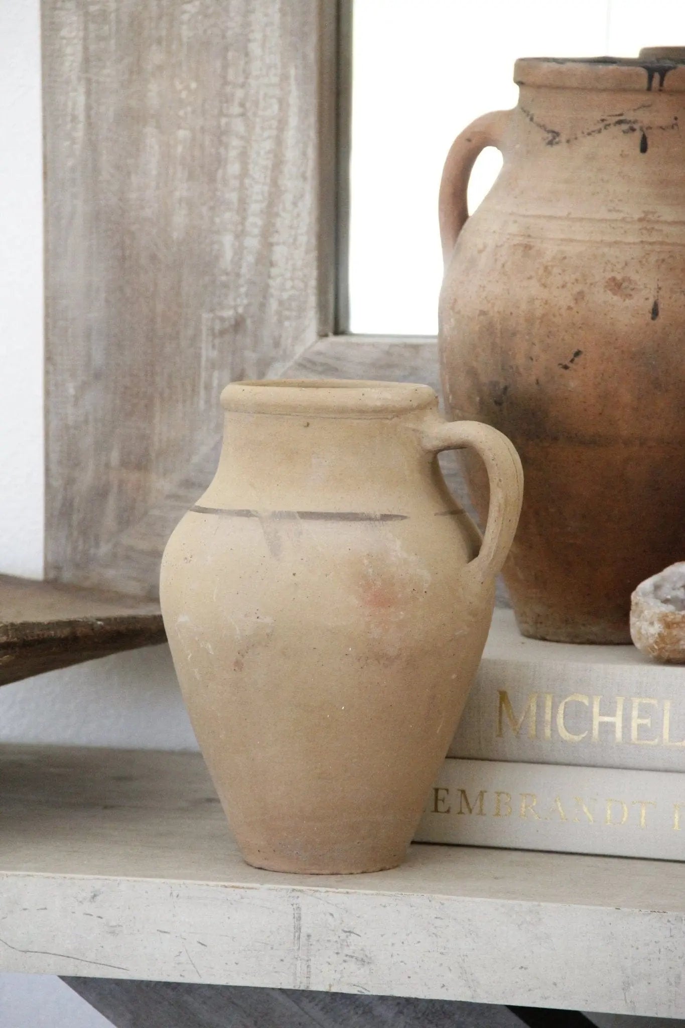 Vintage Olive Jar | Anatolia Earthenware Pot  Debra Hall Lifestyle