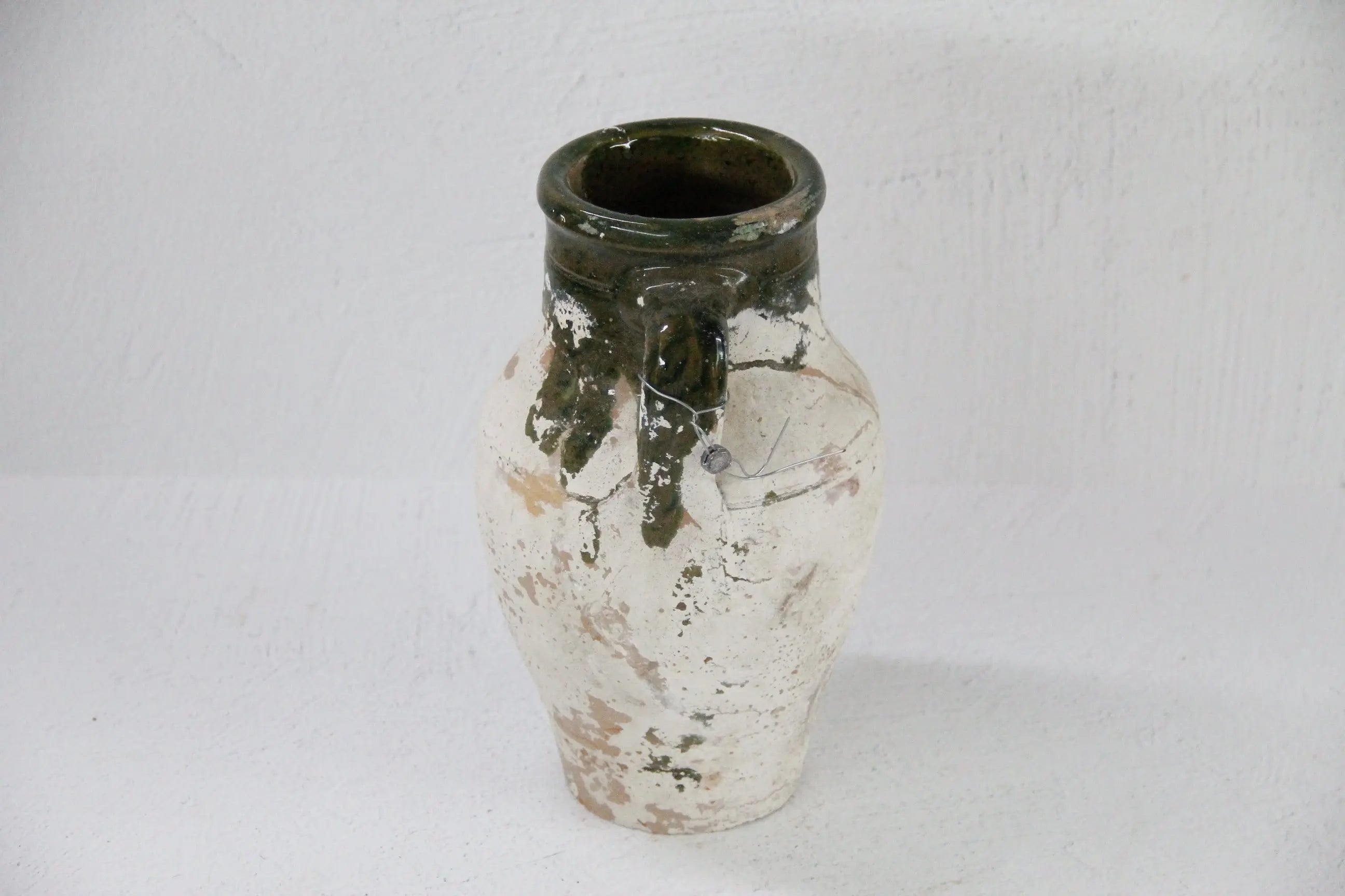 Vintage Olive Jar | Found Oil Vessel European - 11"  Debra Hall Lifestyle