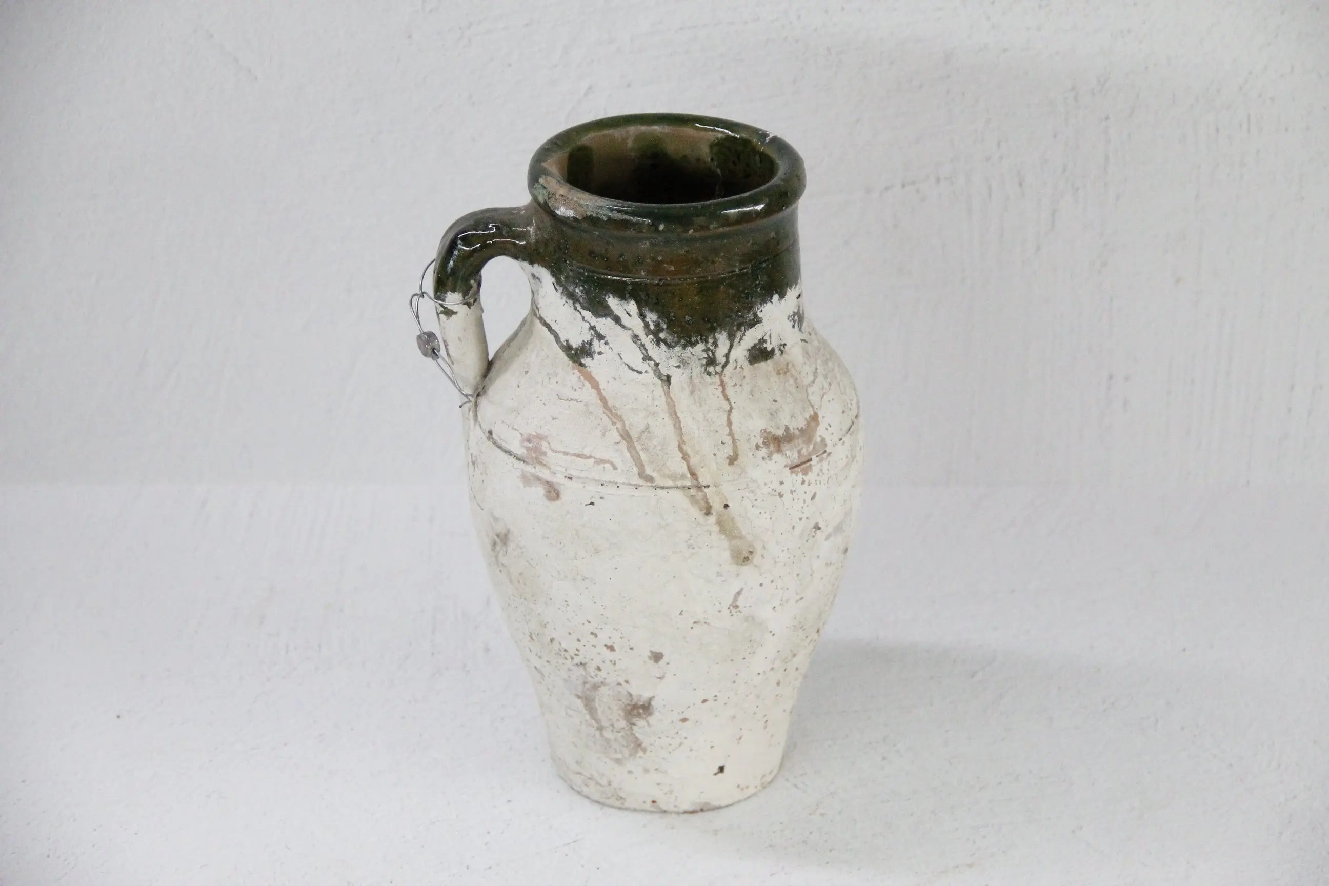 Vintage Olive Jar | Found Oil Vessel European - 11"  Debra Hall Lifestyle