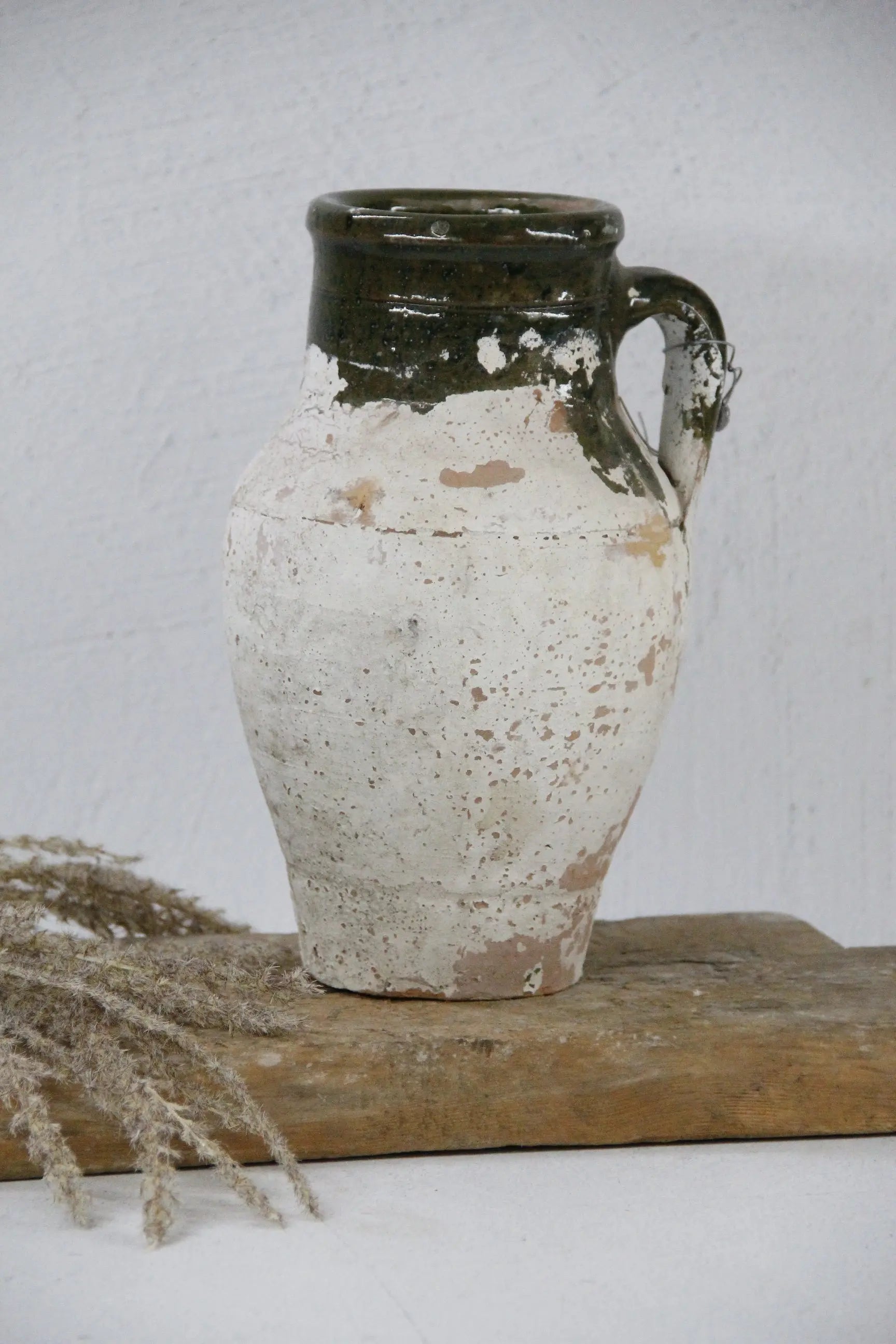 Vintage Olive Jar | Found Oil Vessel European - 11"  Debra Hall Lifestyle