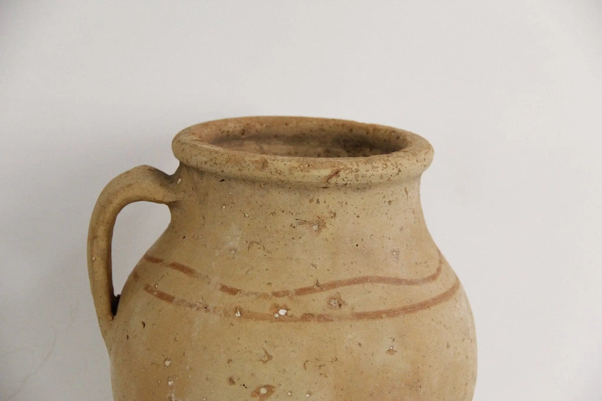 Vintage Olive Jar |  Turkish Earthenware Pot  Debra Hall Lifestyle