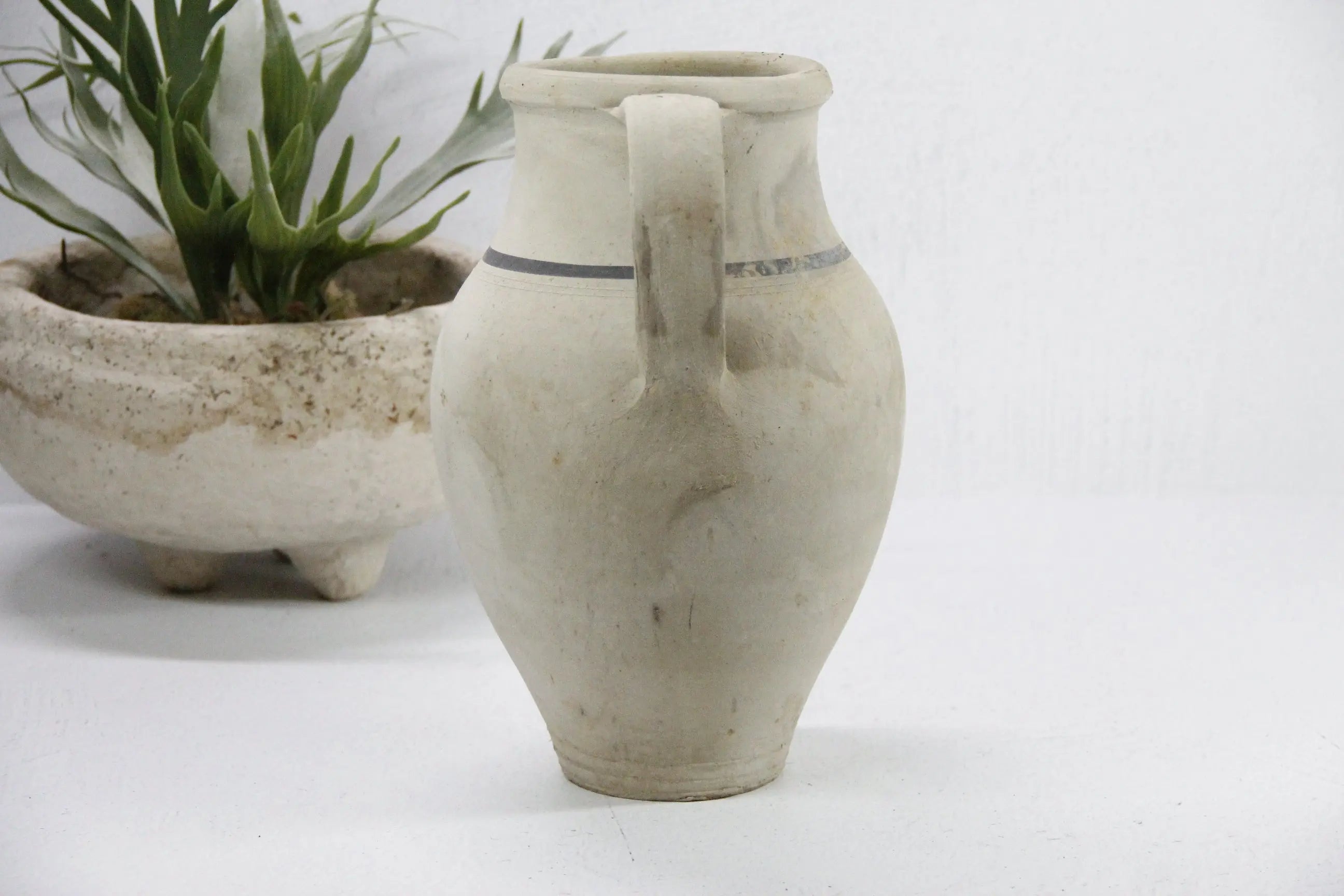 Vintage Olive Jar | Turkish Earthenware Pot  Debra Hall Lifestyle