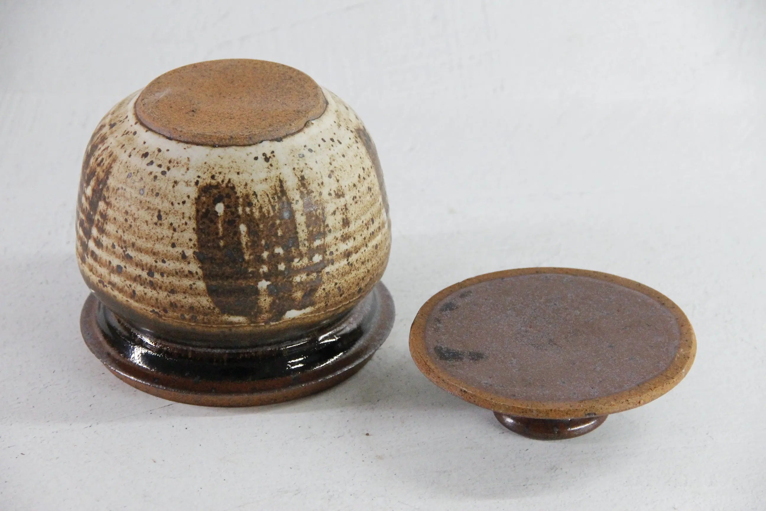 Vintage Pottery Jar | Handmade Studio Art Storage Vessel  Debra Hall Lifestyle