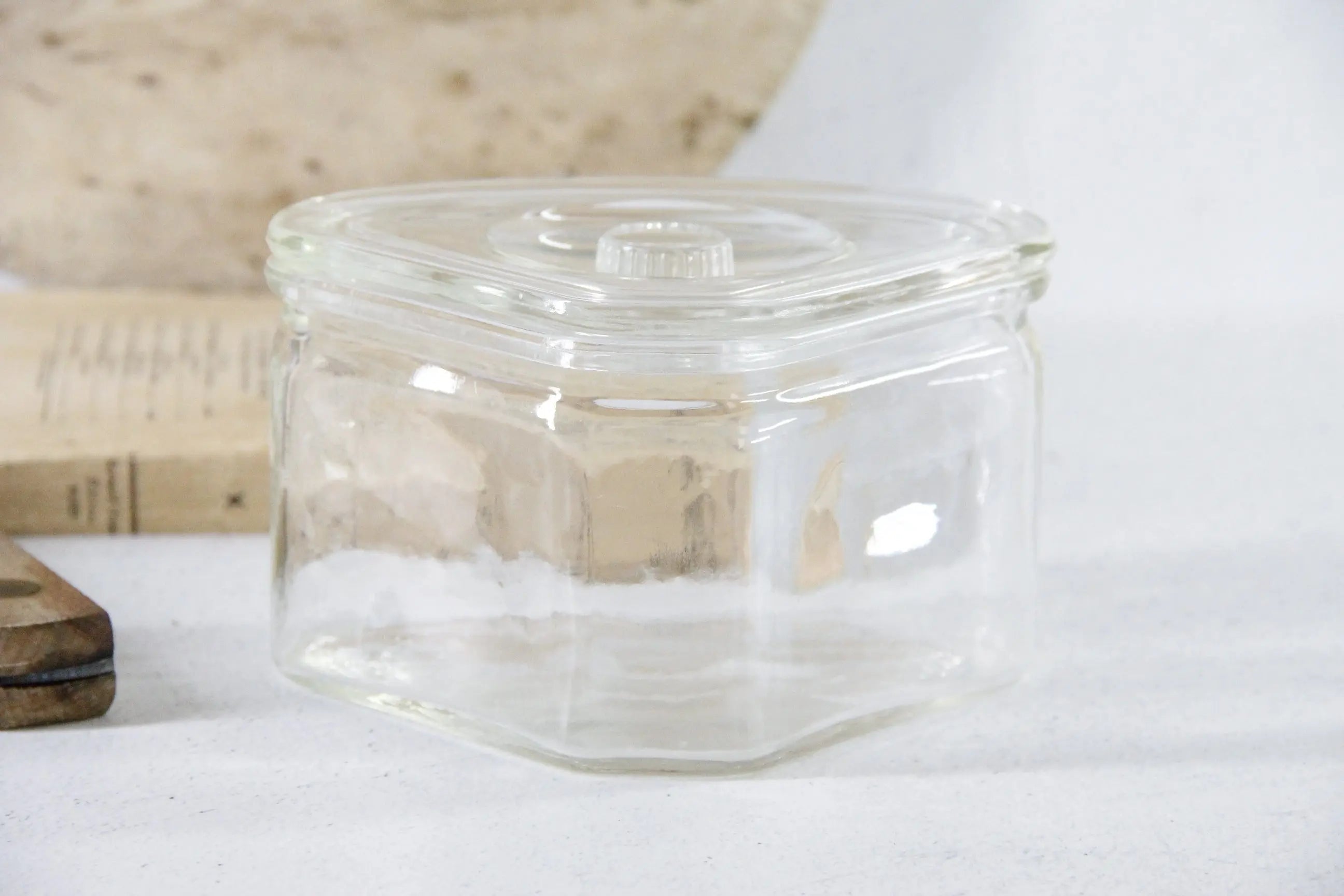 Vintage Refrigerator Glass Container | 1940s Scurlock Dish