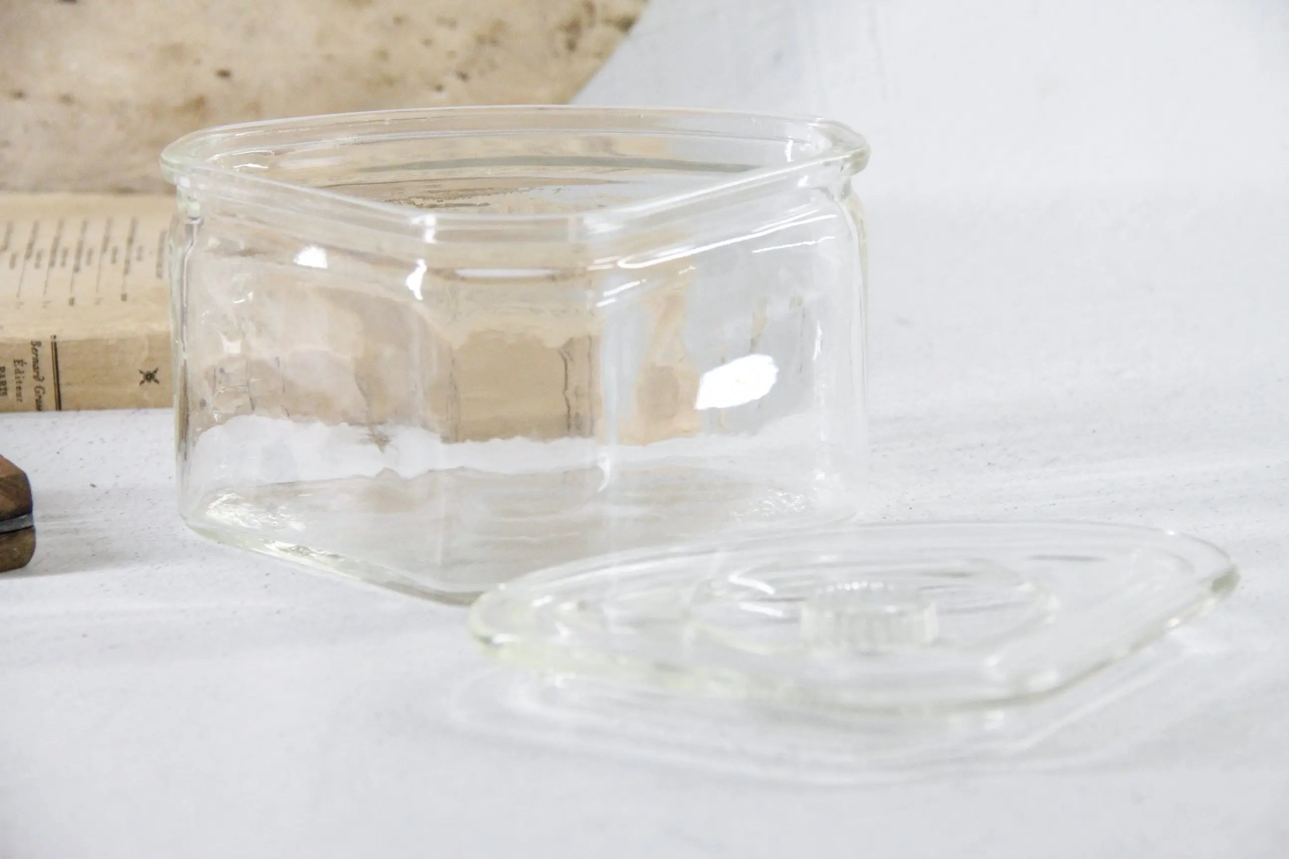 Vintage Refrigerator Glass Container | 1940s Scurlock Dish