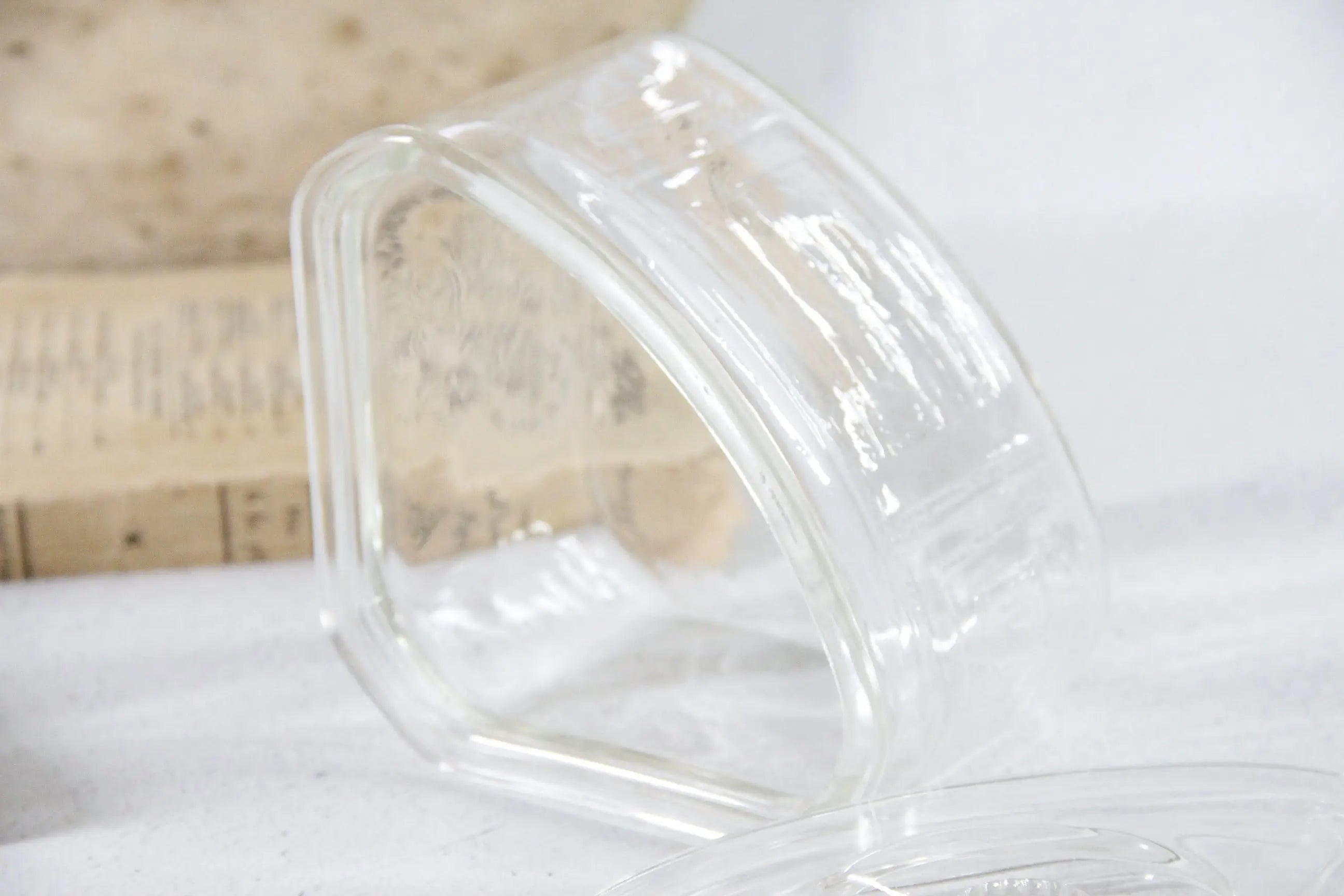 Vintage Refrigerator Glass Container | 1940s Scurlock Dish