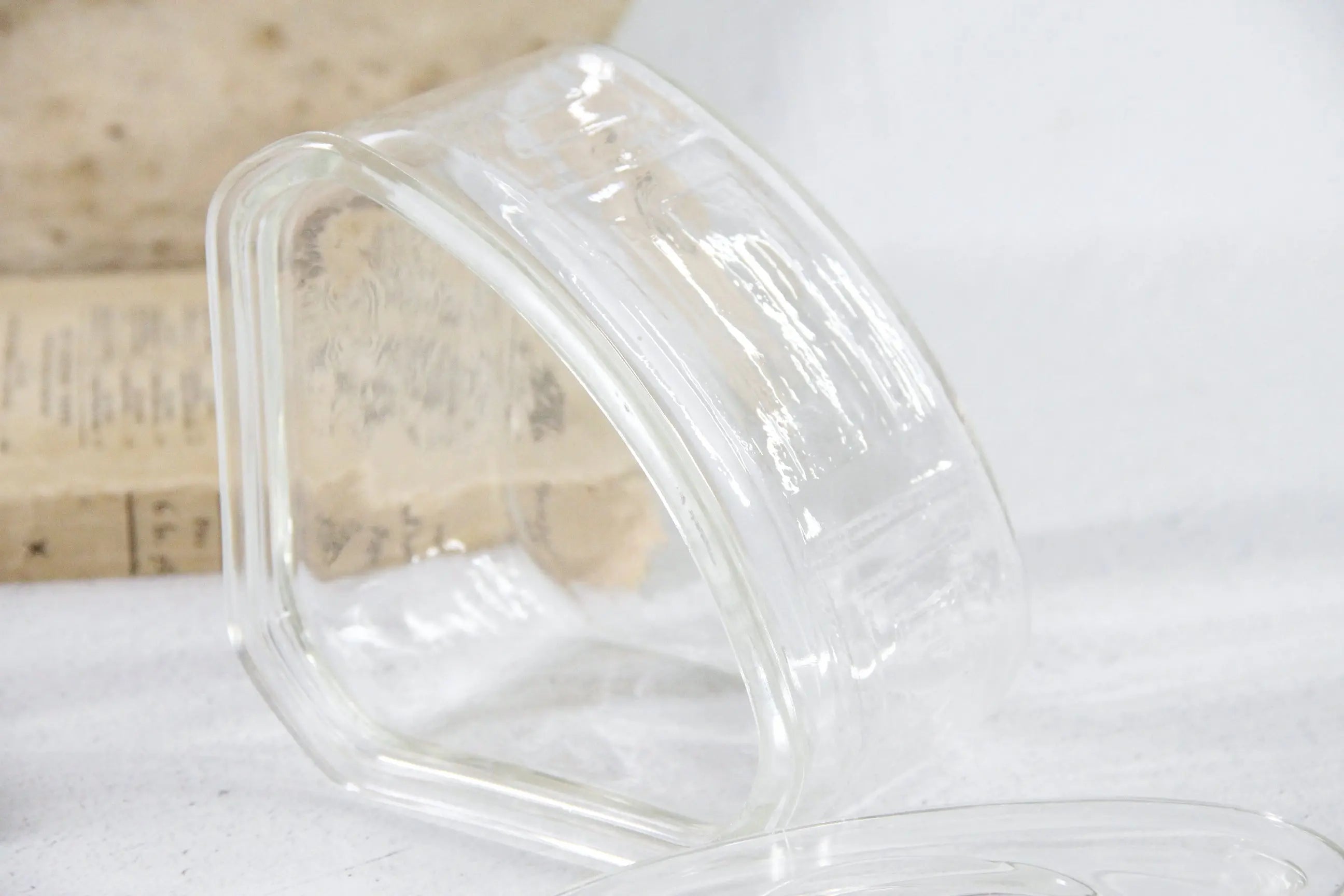 Vintage Refrigerator Glass Container | 1940s Scurlock Dish
