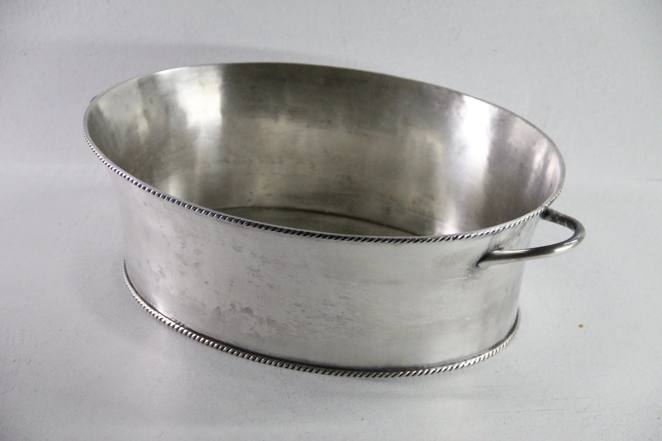 Vintage Silver Beverage Tub | Champagne/Beer Cooler Bucket  Debra Hall Lifestyle