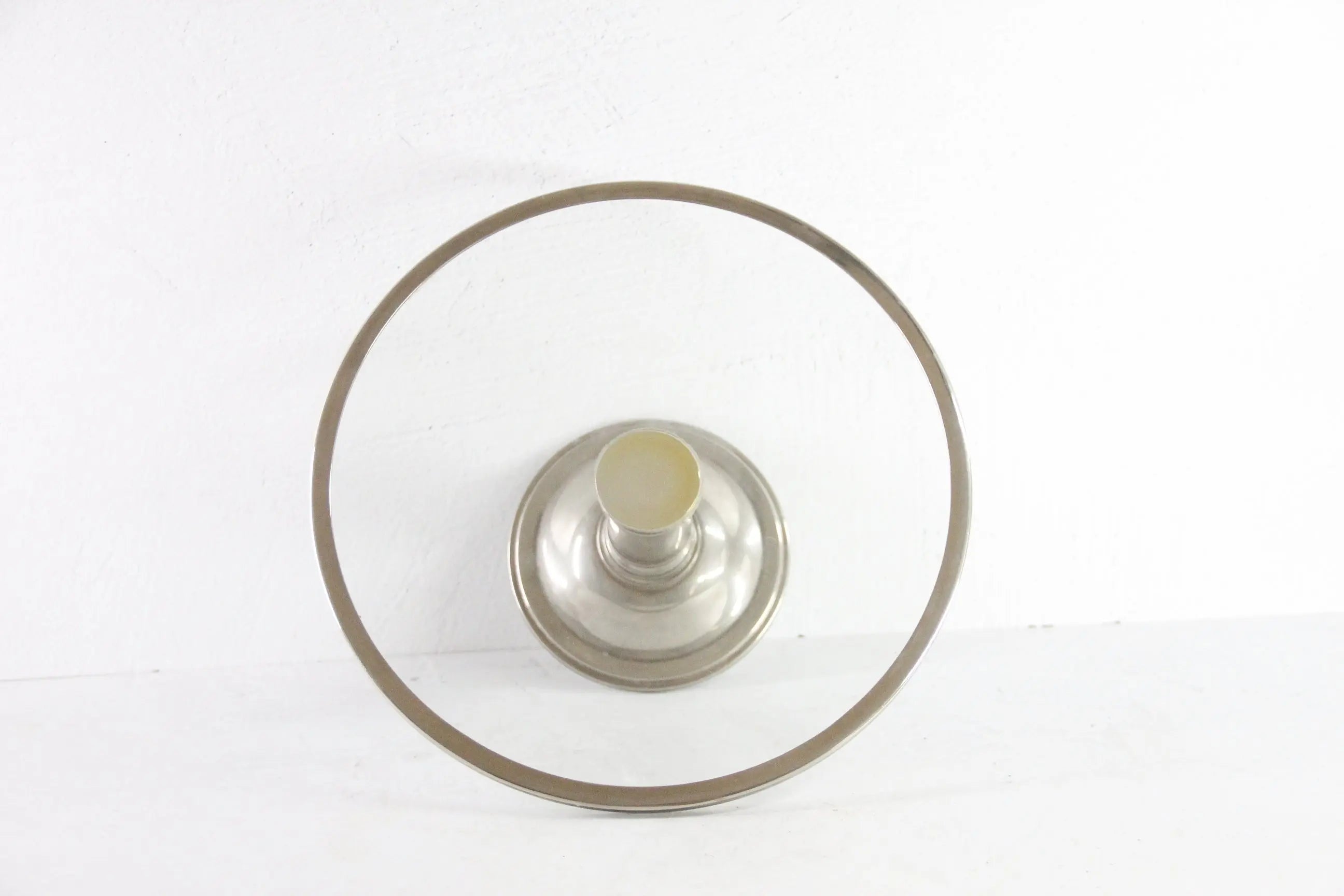 Vintage Silver Cake Stand With Glass Plate | Art Deco Style  Debra Hall Lifestyle