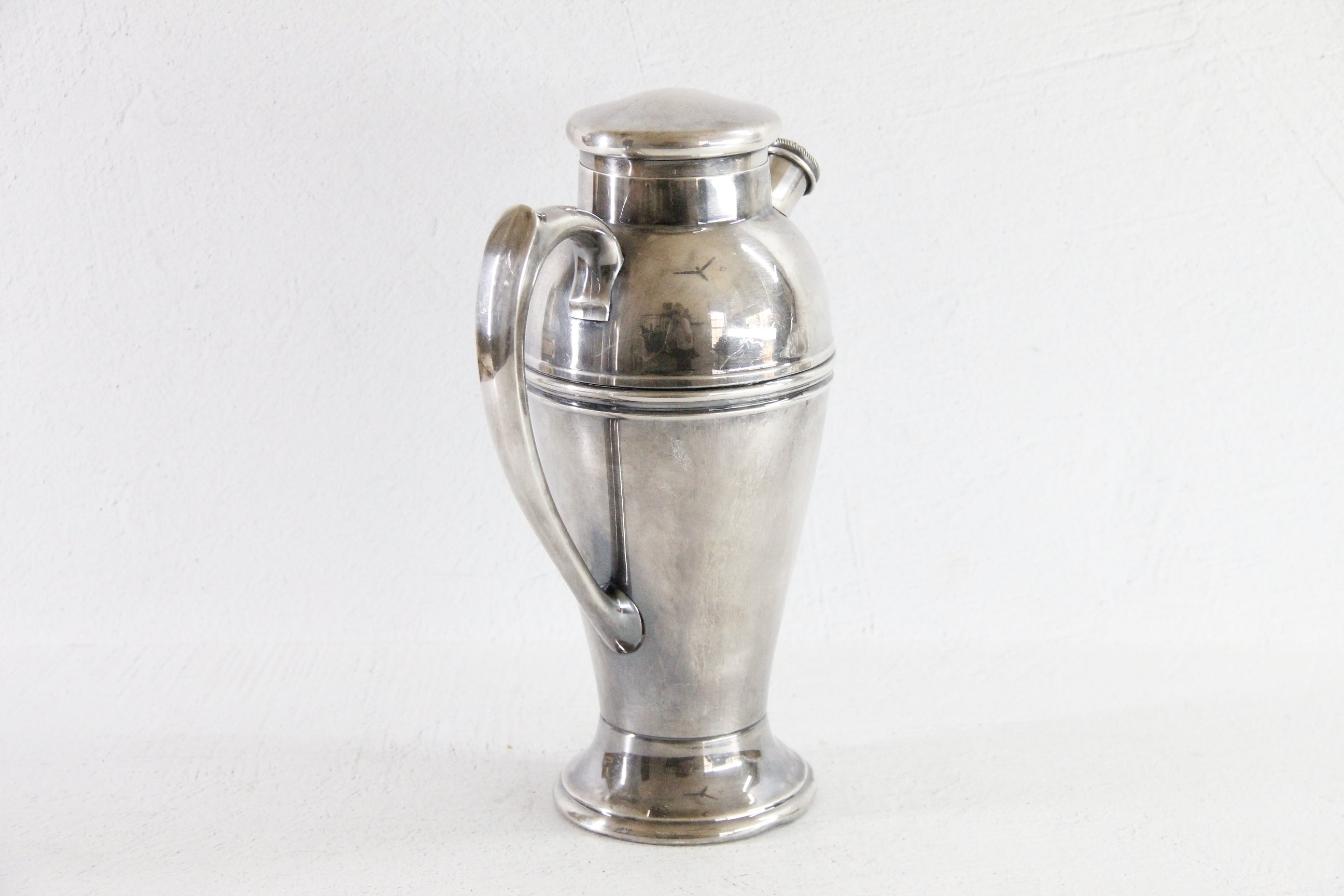 Vintage Silver CocKtail Shaker | Veteran Engraved Souvenir  Debra Hall Lifestyle