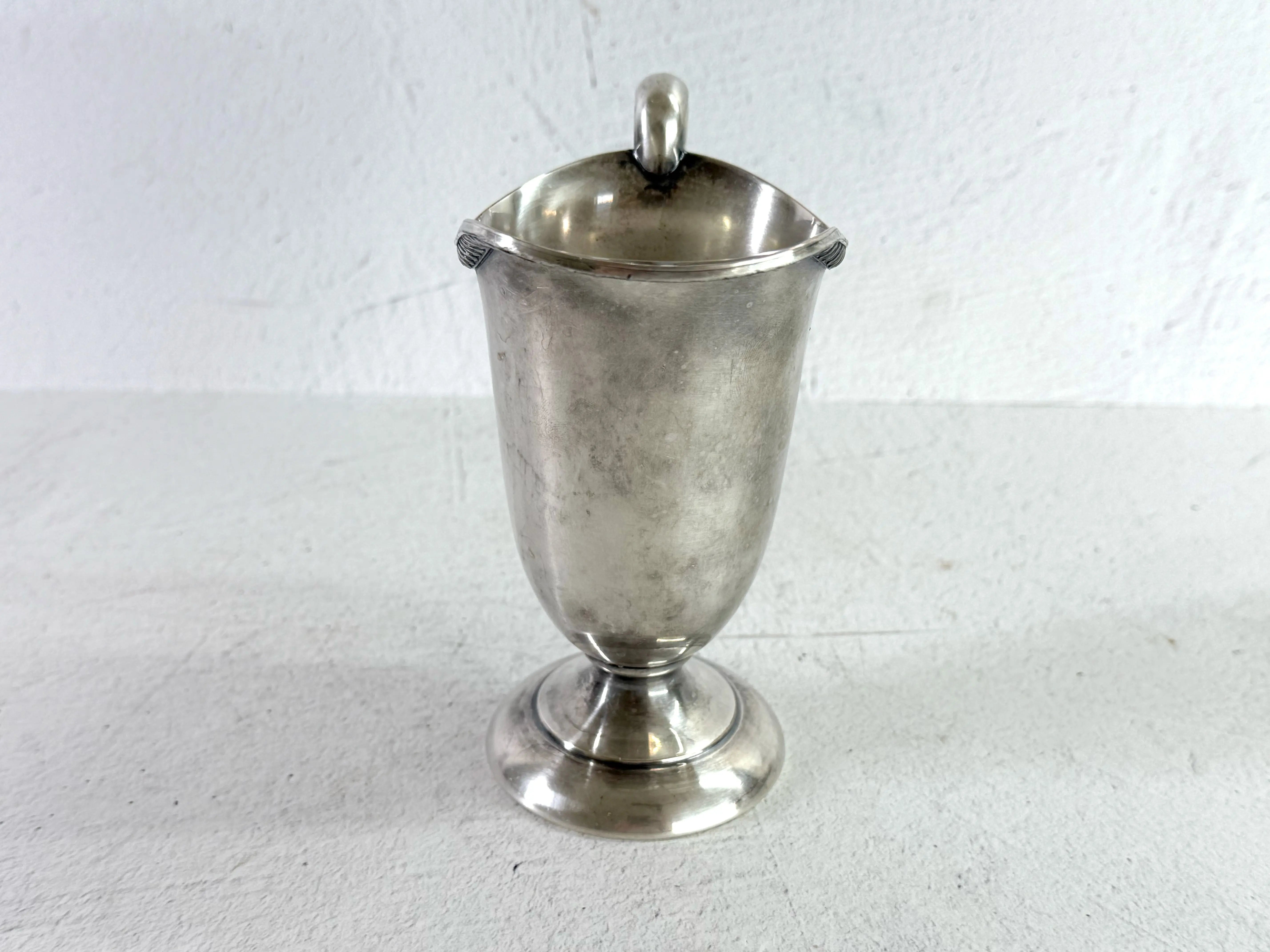 Vintage Silver Creamer | Plated Art Silver Co. Pitcher Vase  Debra Hall Lifestyle