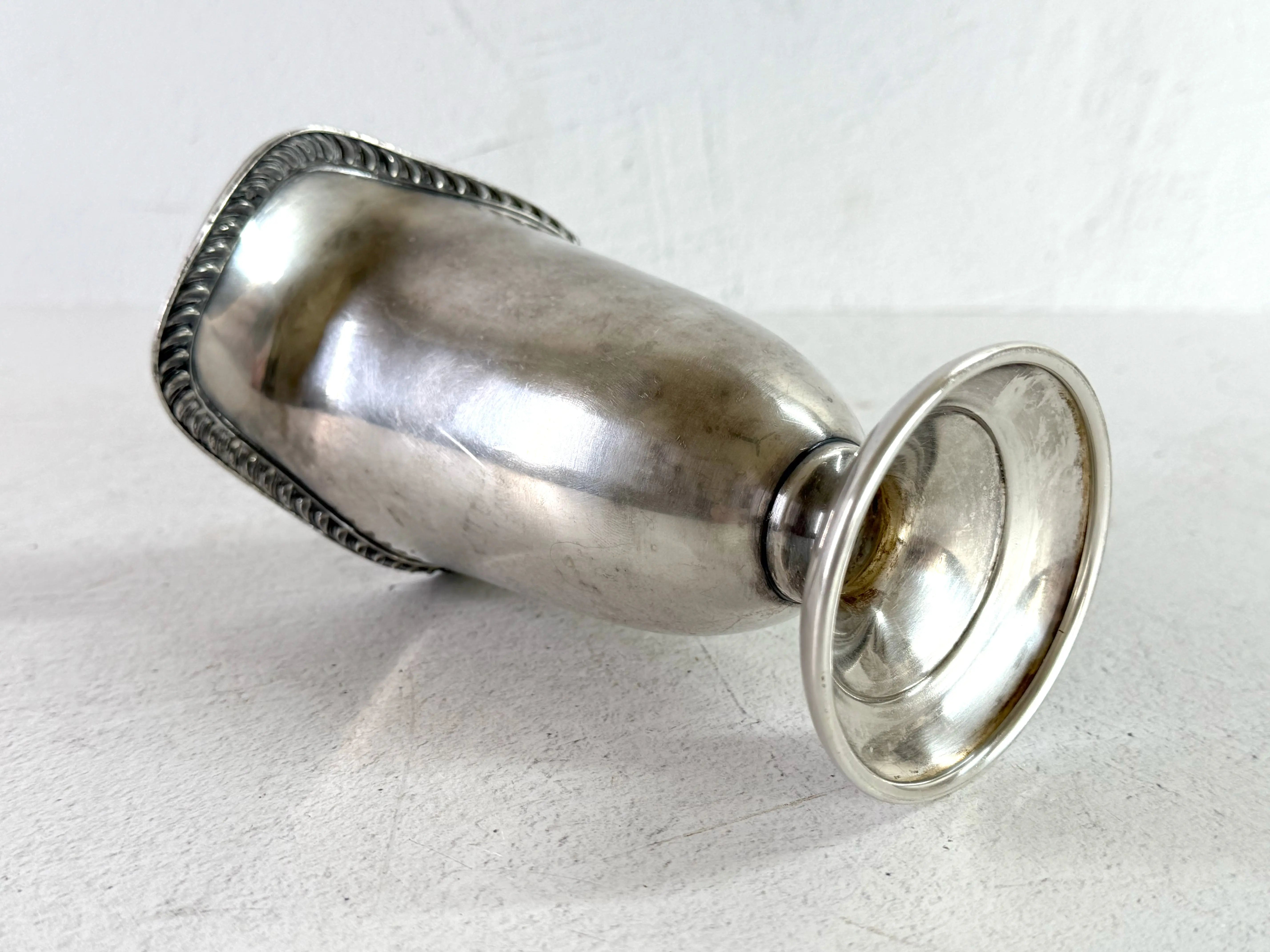Vintage Silver Creamer | Plated Art Silver Co. Pitcher Vase  Debra Hall Lifestyle