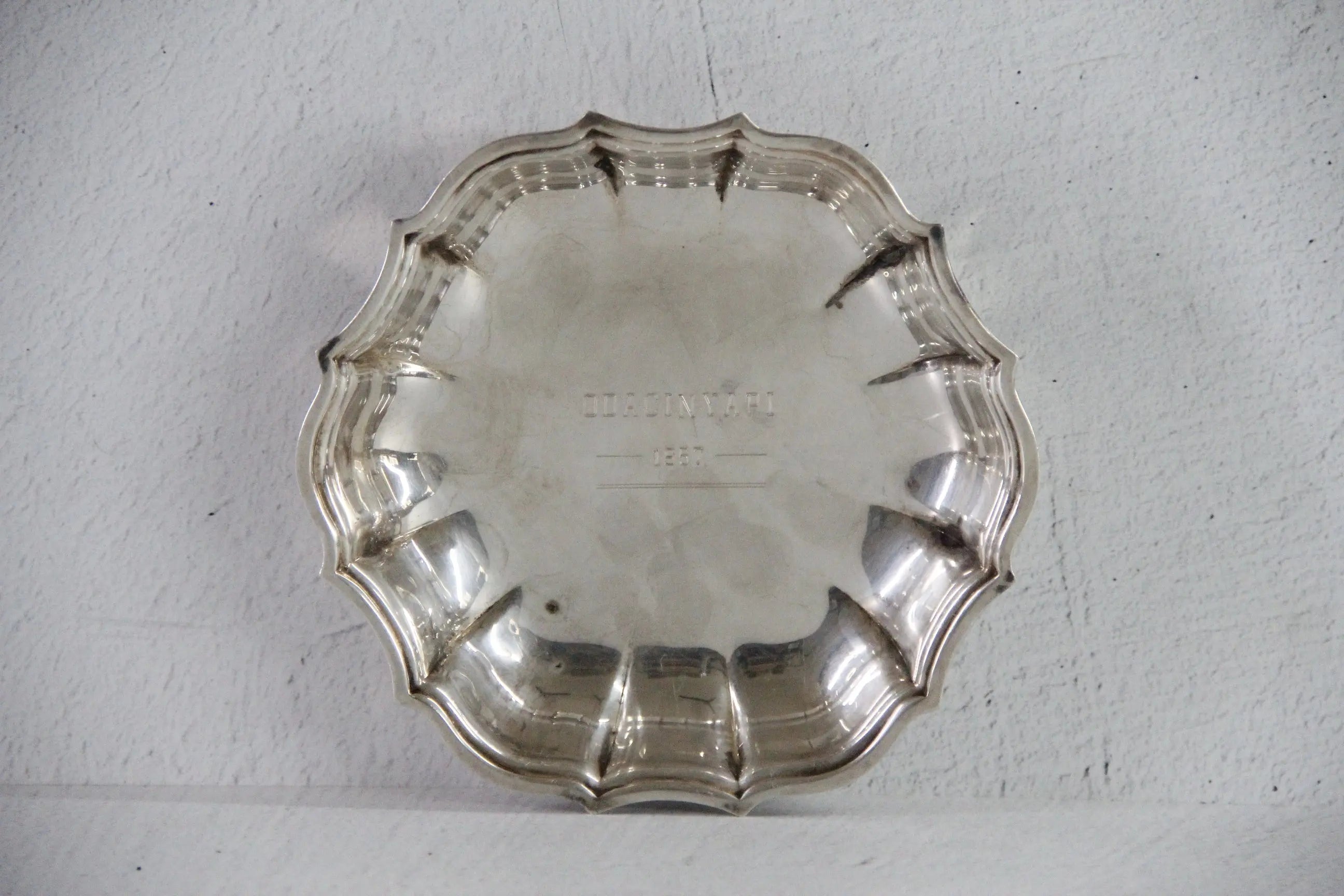 Vintage Silver Dish | Chippendale Bon Bon/Trinket Bowl  Debra Hall Lifestyle