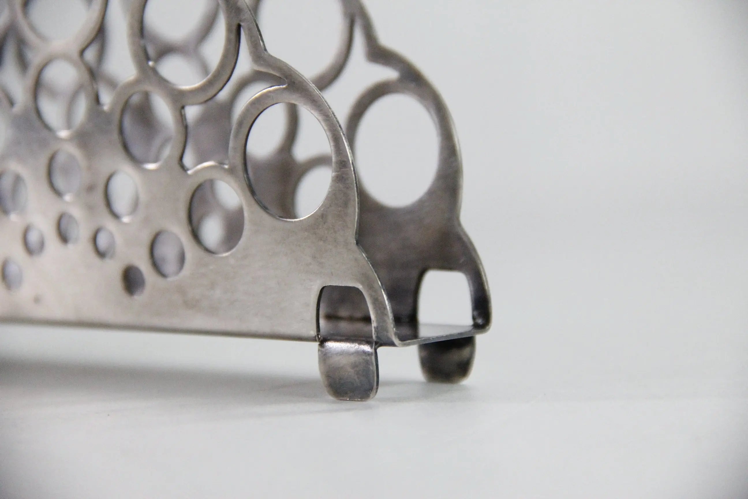 Vintage Silver Napkin Holder | Modern 1960s Poland  Debra Hall Lifestyle