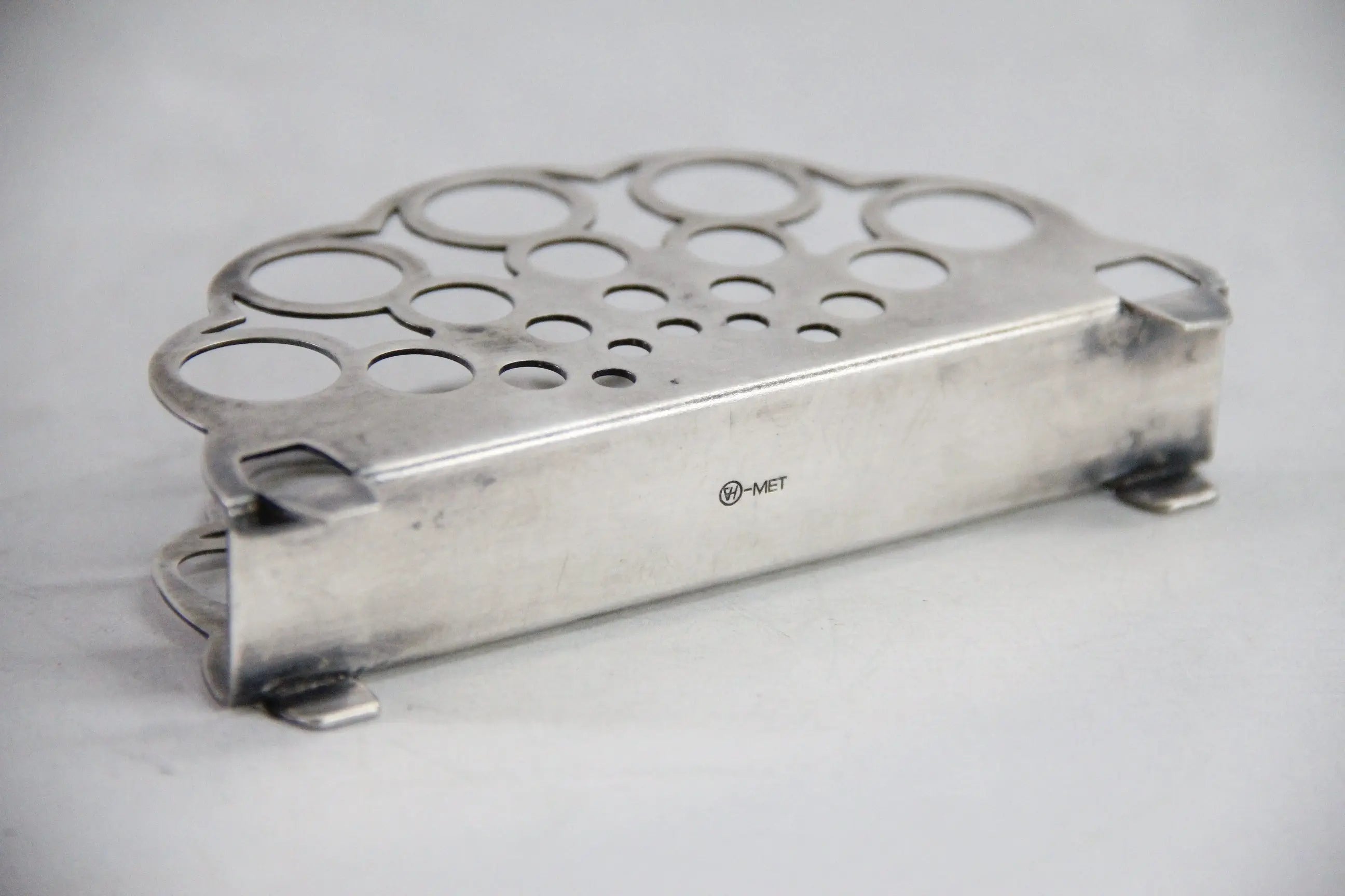 Vintage Silver Napkin Holder | Modern 1960s Poland  Debra Hall Lifestyle