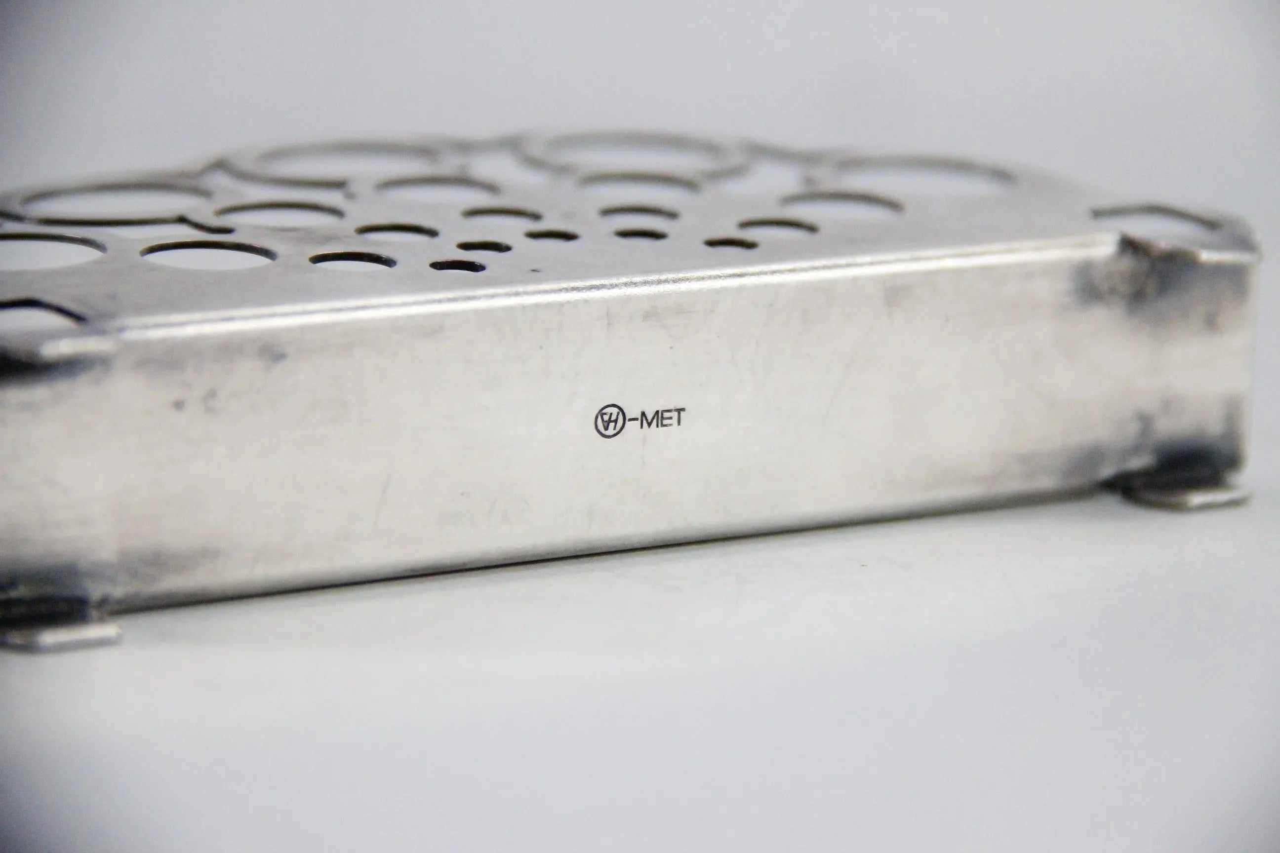 Vintage Silver Napkin Holder | Modern 1960s Poland  Debra Hall Lifestyle
