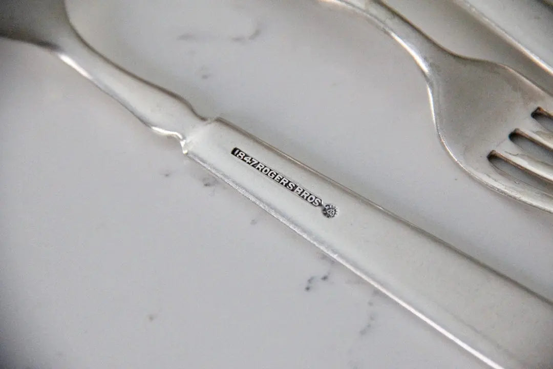 Vintage Silver Plate Forks | Flatware 8 Pcs.  Debra Hall Lifestyle