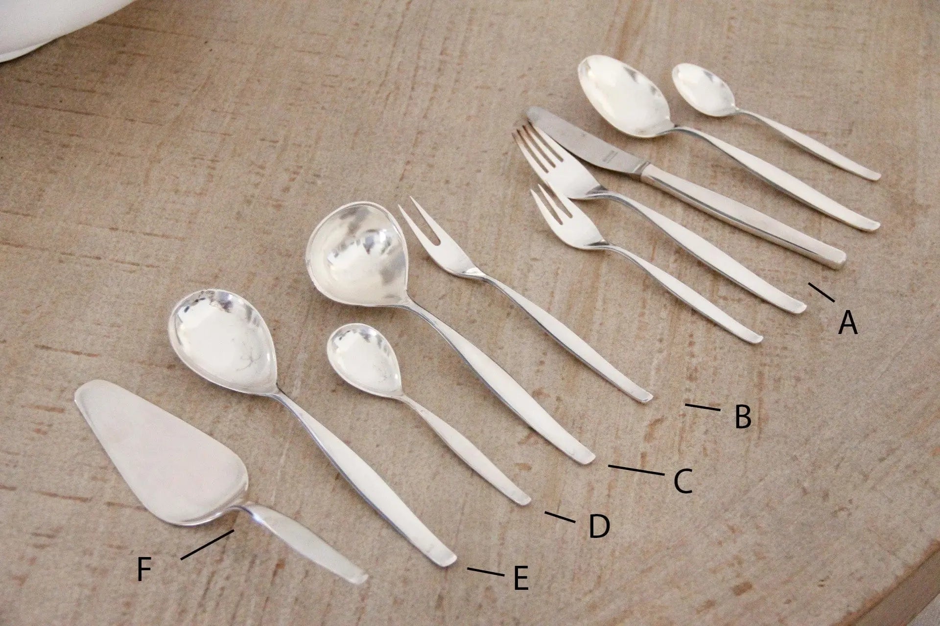 Vintage Silver Plated Flatware |  Place Settings & Serving Pcs.  Debra Hall Lifestyle