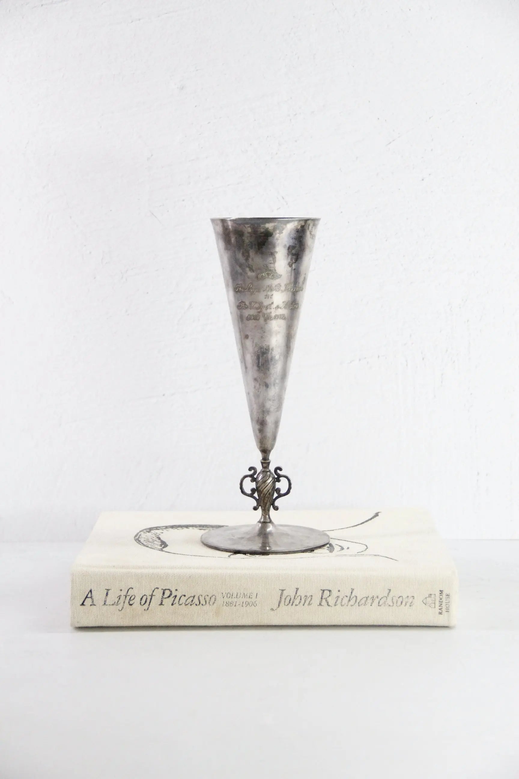 Vintage Silver Trophy | Scandinavian Loving Cup Vase 1933  Debra Hall Lifestyle