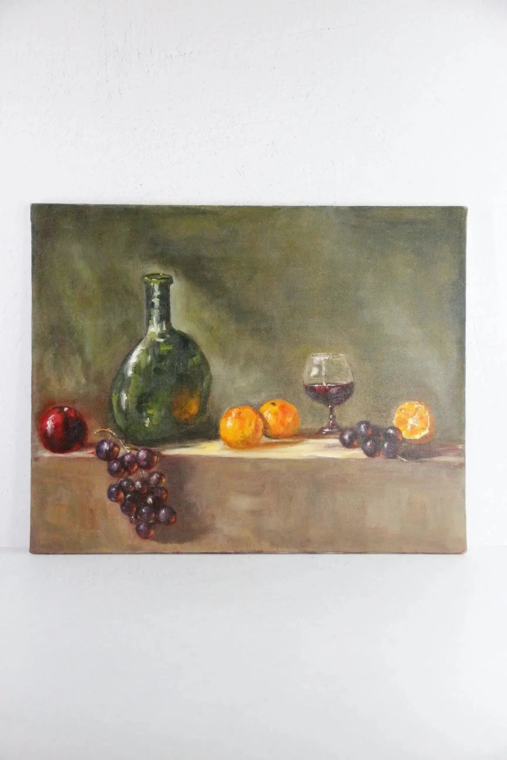 Vintage Still Life Painting | Fruit Table  Debra Hall Lifestyle