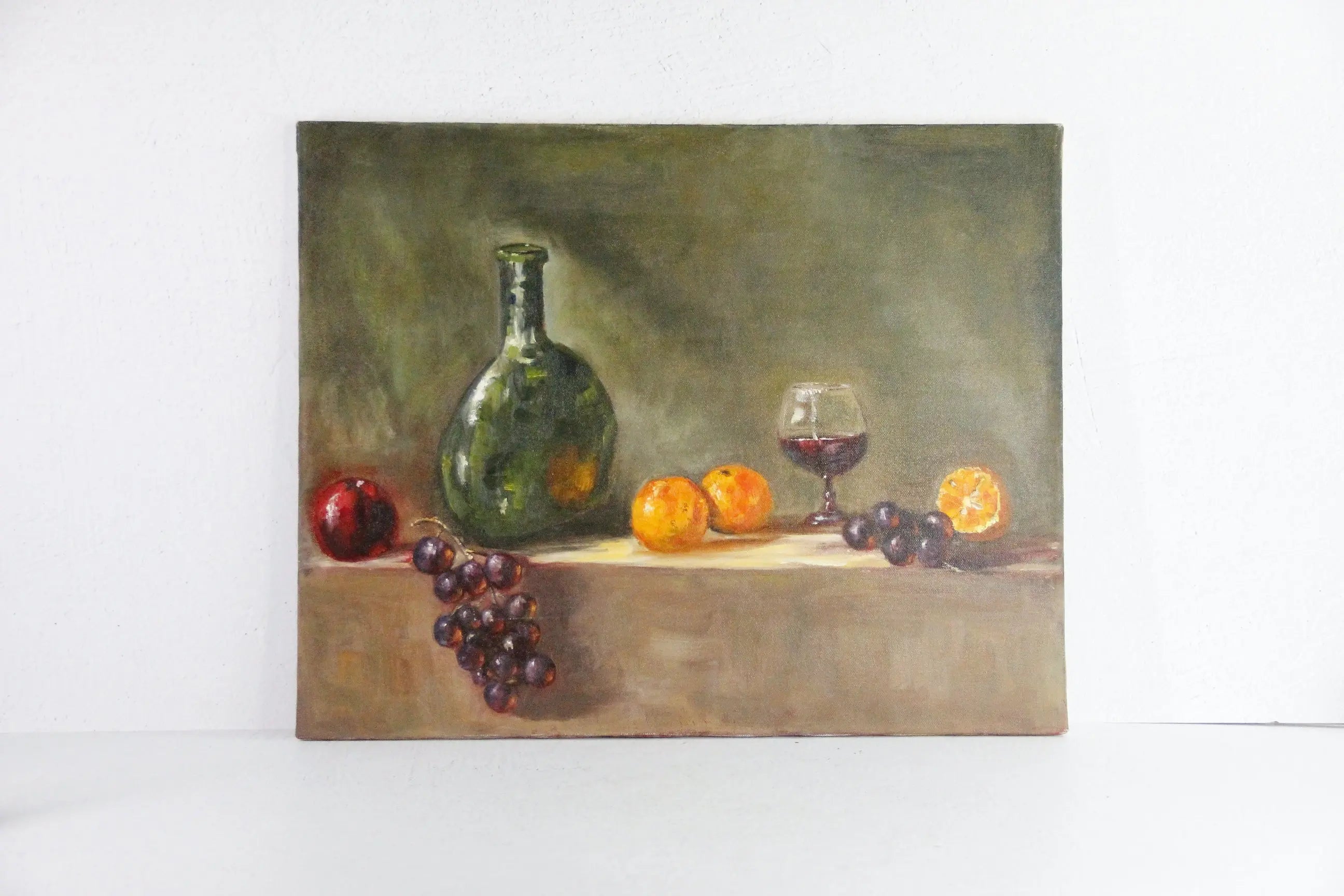 Vintage Still Life Painting | Fruit Table  Debra Hall Lifestyle