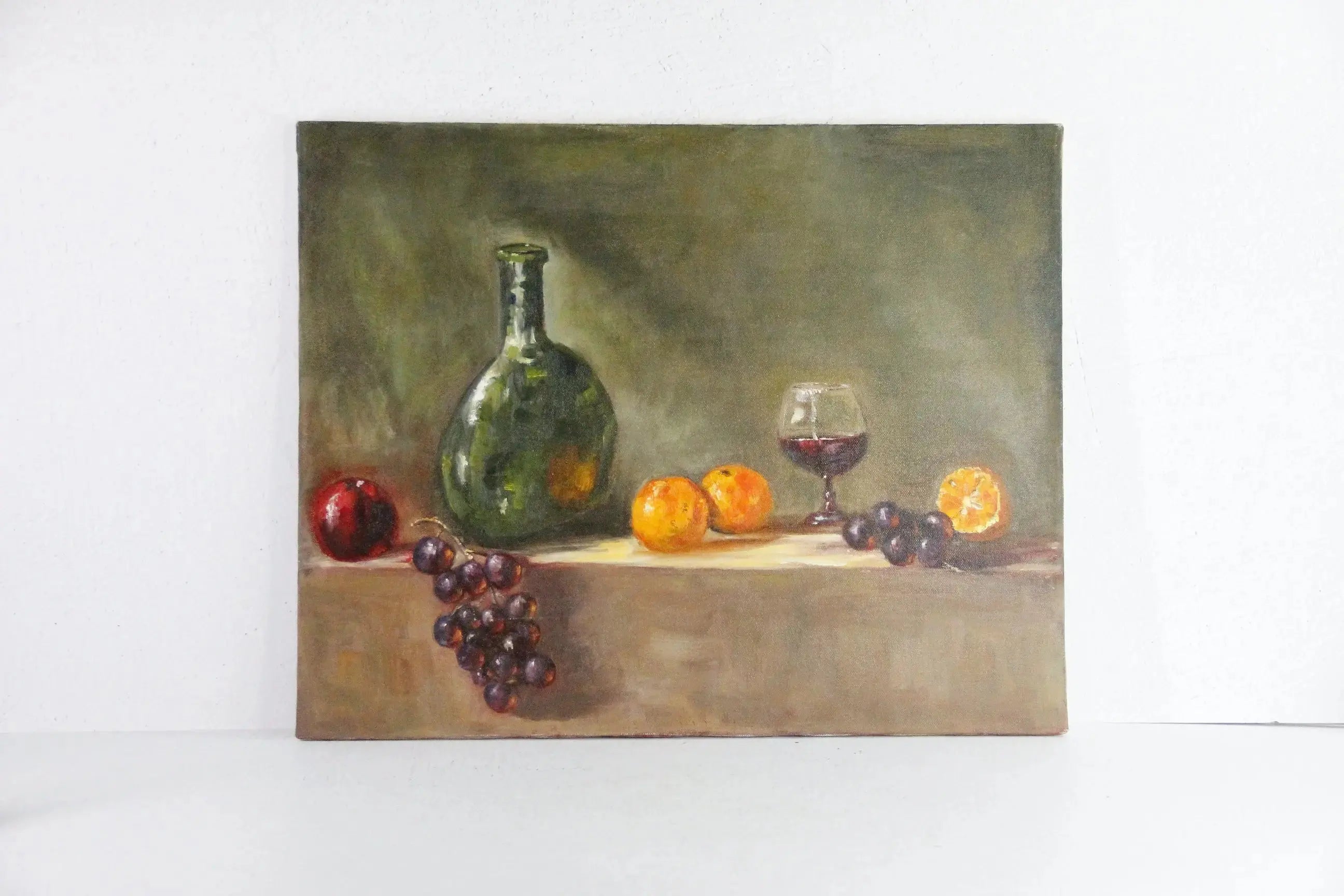 Vintage Still Life Painting | Fruit Table  Debra Hall Lifestyle
