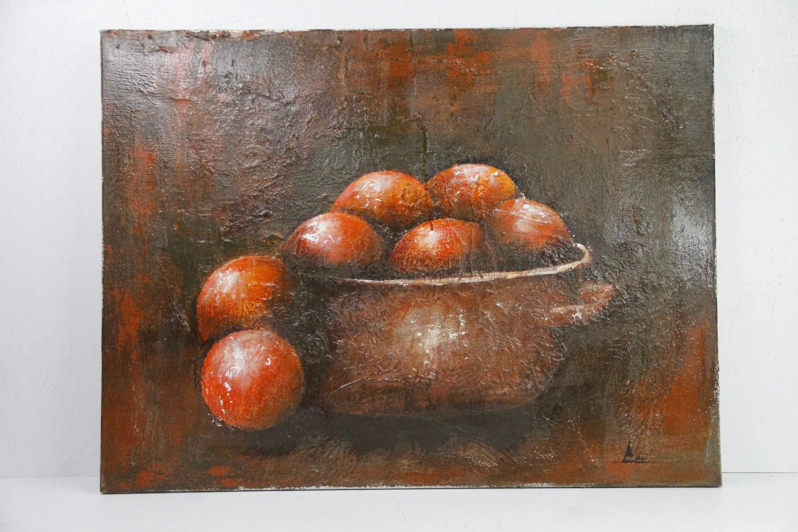 Vintage Still Life Painting | Signed Wall Decor  Debra Hall Lifestyle