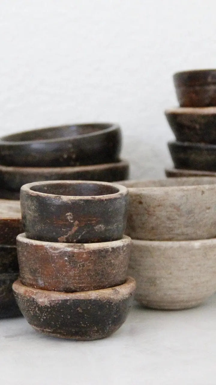 Vintage Stone Bowl | Spice Bowl  Debra Hall Lifestyle