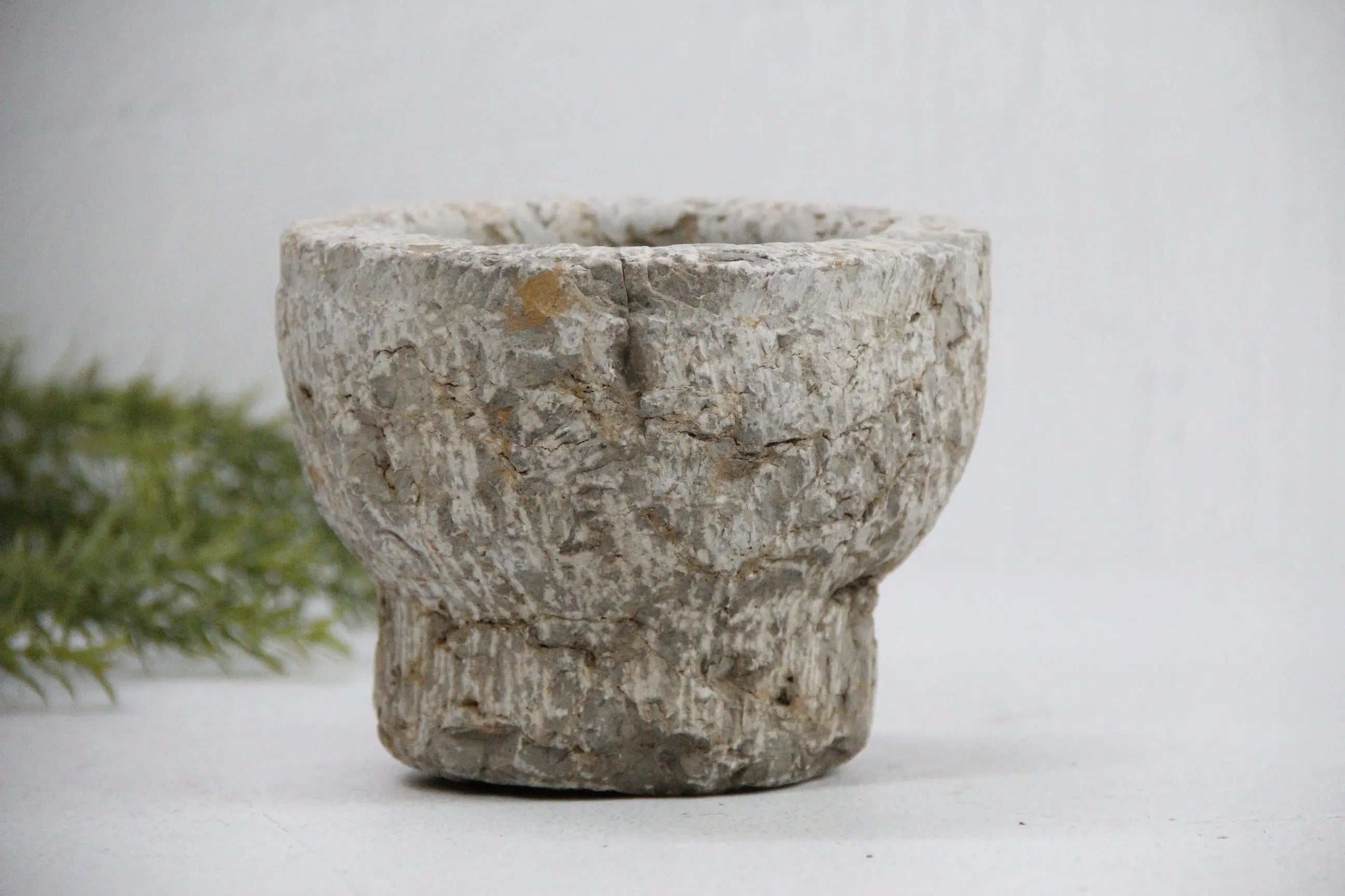 Vintage Stone Mortar | Garlic 3  Debra Hall Lifestyle