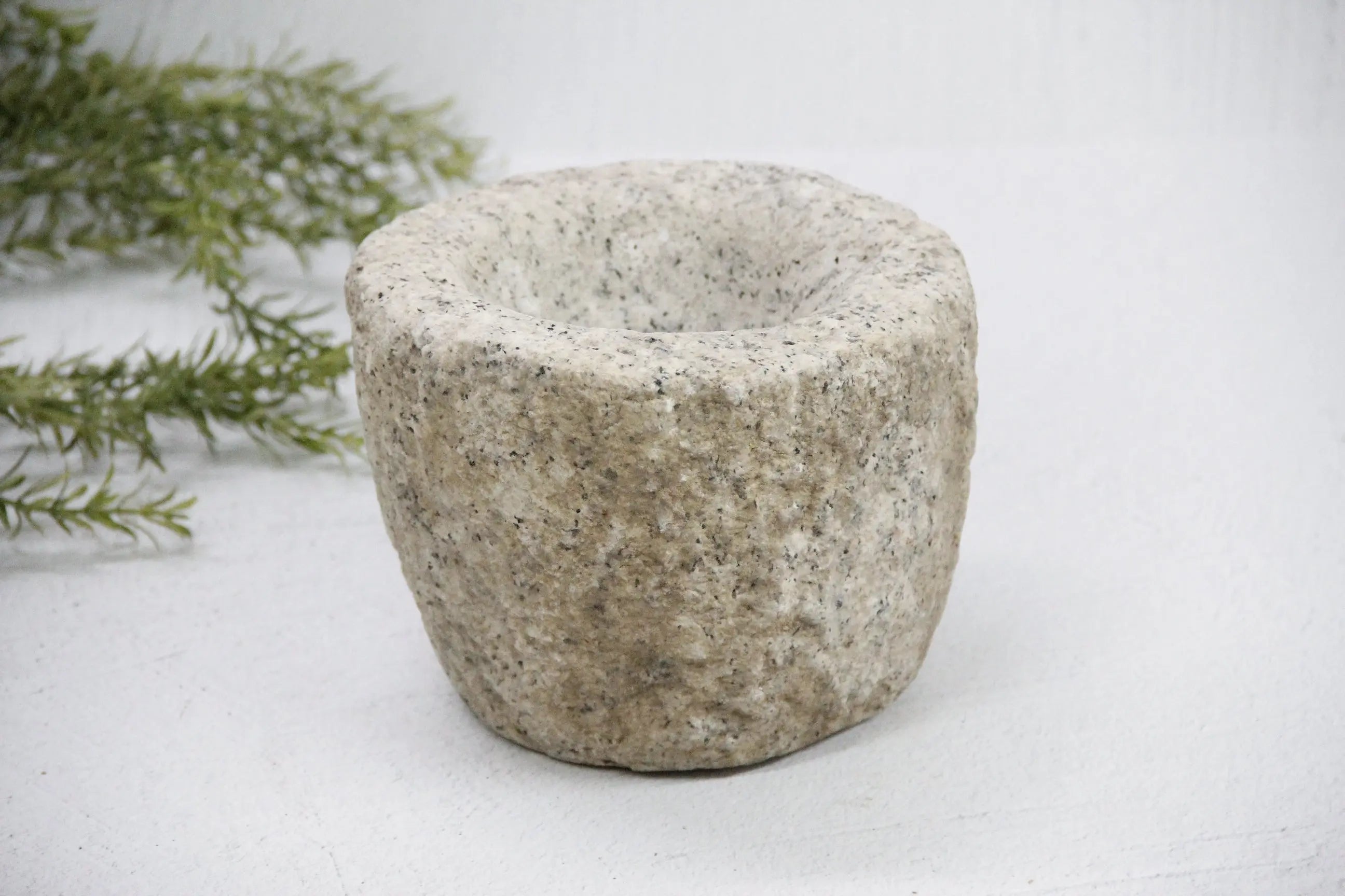 Vintage Stone Mortar | Garlic 4  Debra Hall Lifestyle