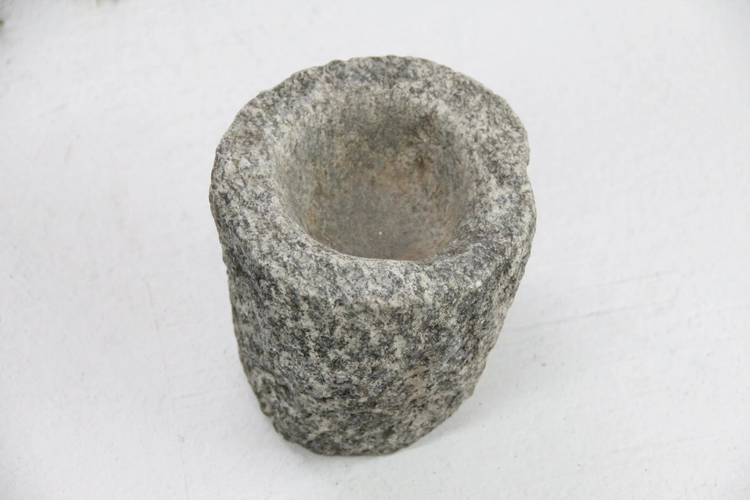 Vintage Stone Mortar | Garlic  Debra Hall Lifestyle