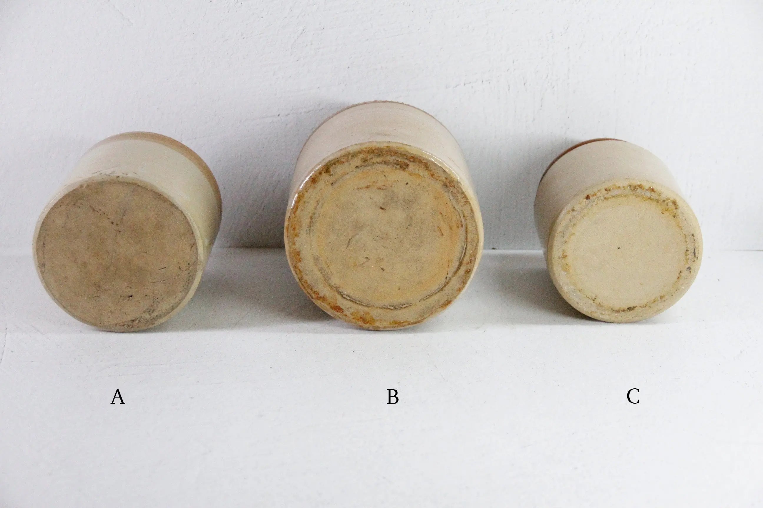 Vintage Stoneware Jar | English Two Tone Utensil  Debra Hall Lifestyle