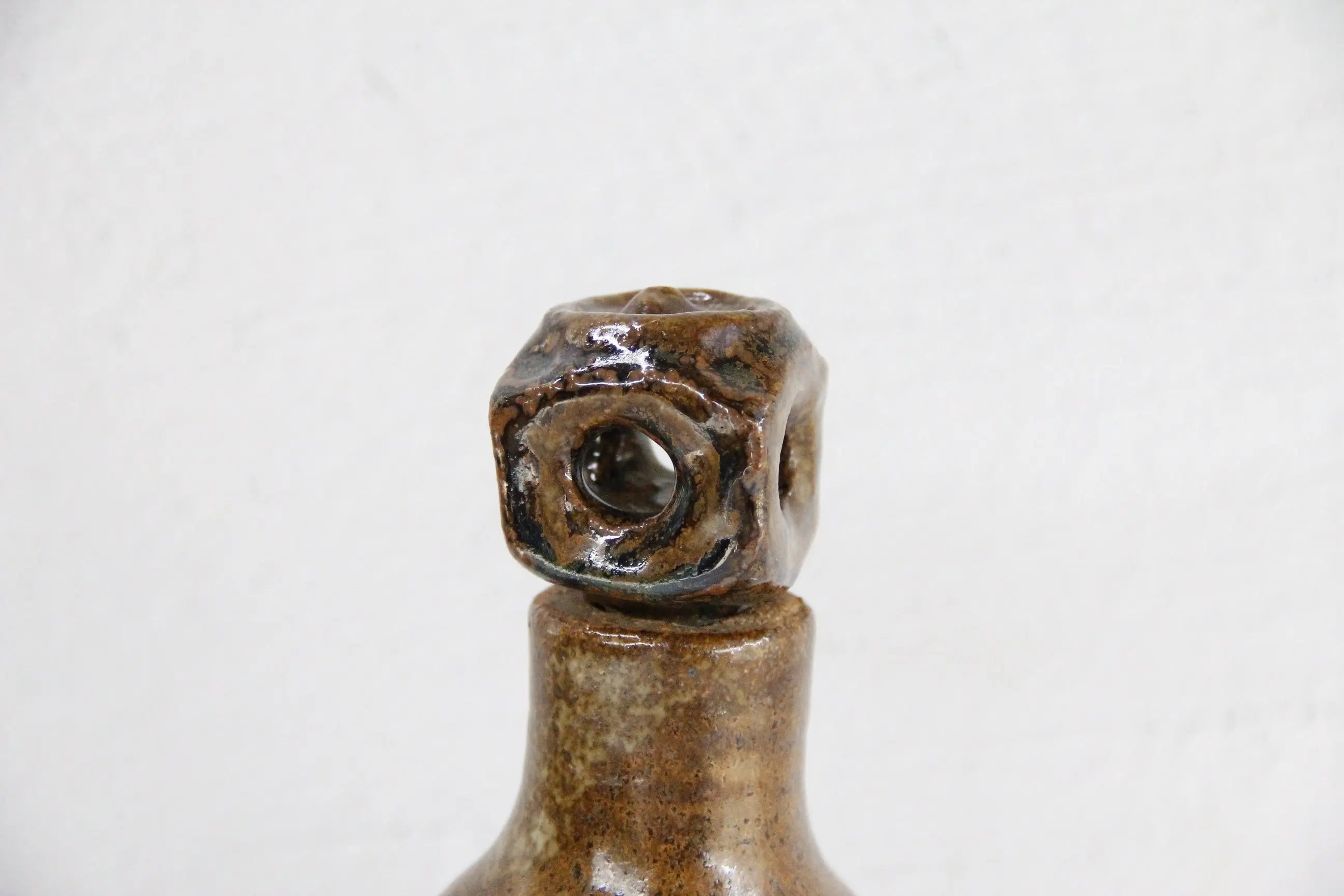 Vintage Studio Pottery Decanter | Art Hand Thrown  Debra Hall Lifestyle