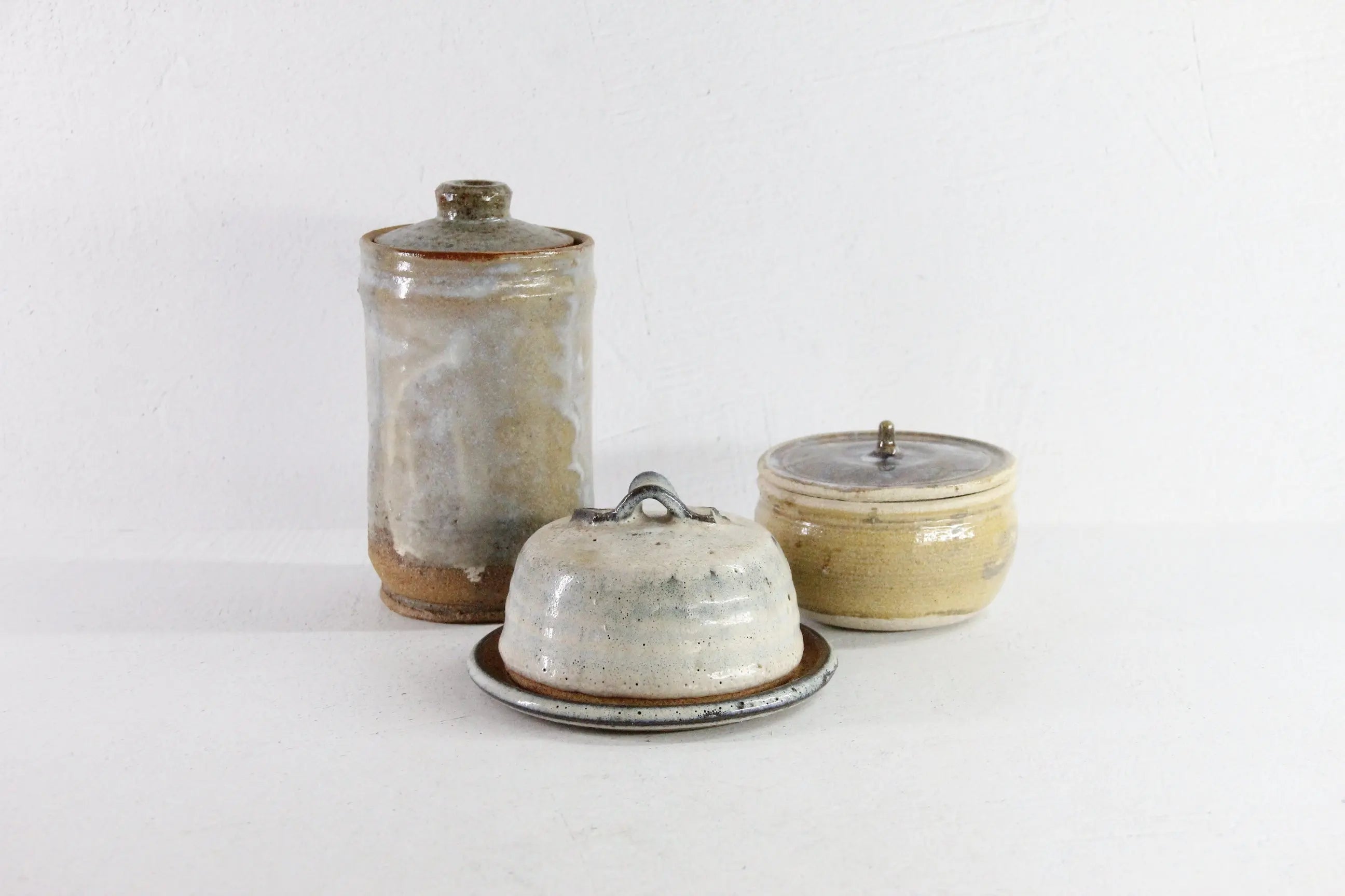 Vintage Studio Pottery Lidded | Assorted Handmade Vessels  Debra Hall Lifestyle