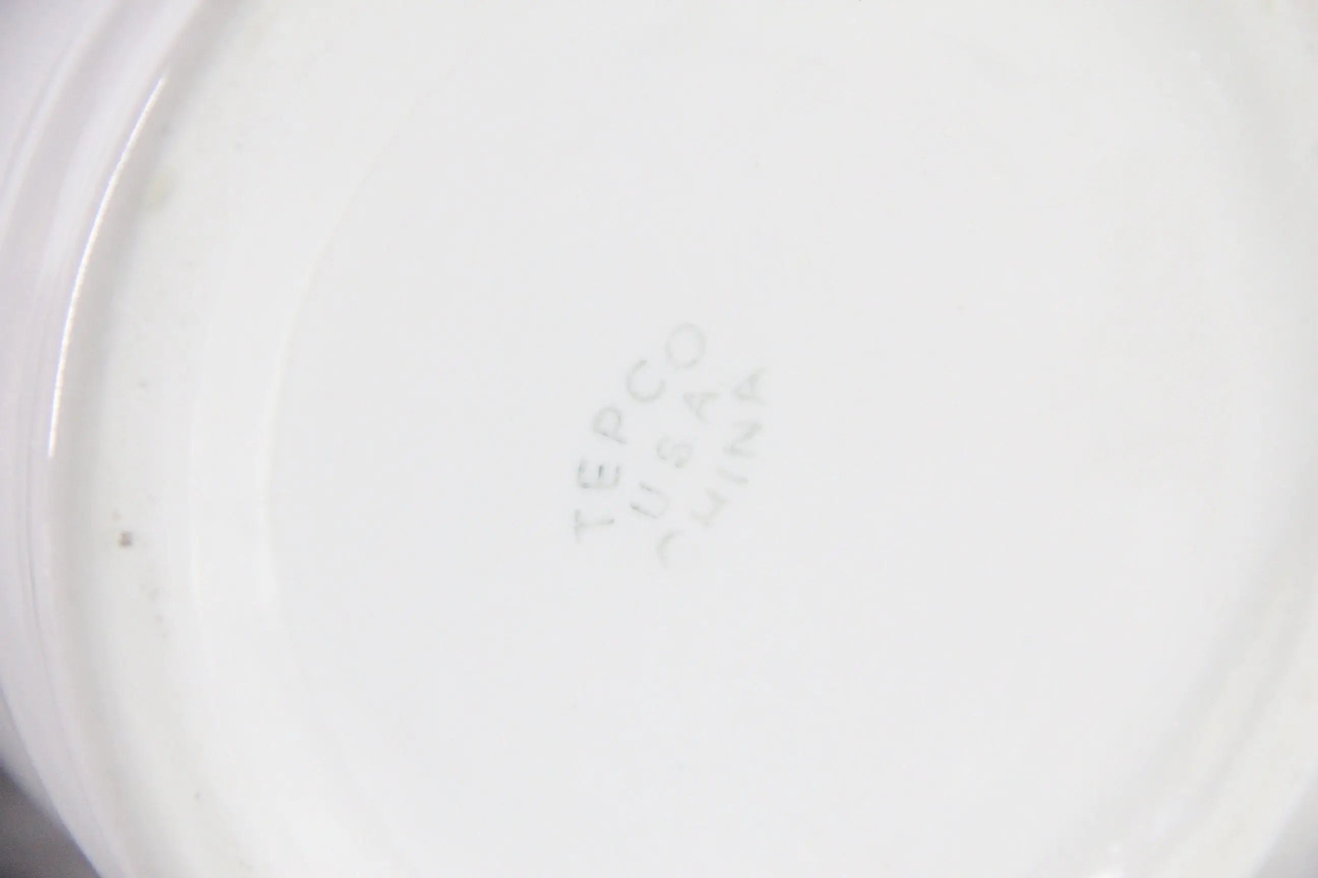 Vintage White Ironstone Milk Pitcher | Tepco China Jug