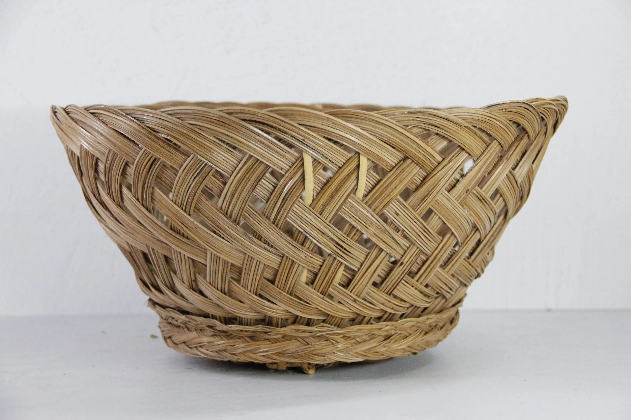 Vintage Wicker Basket Open Weave Fruit Bowl | Wall Decor  Debra Hall Lifestyle