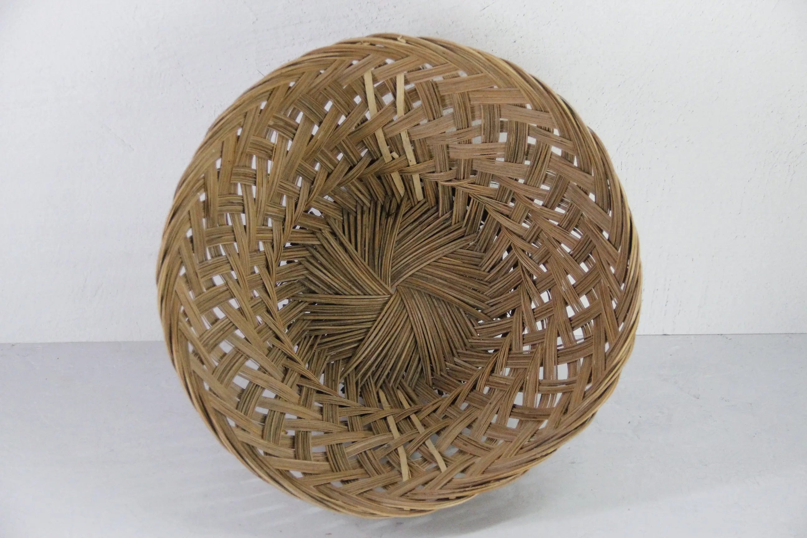 Vintage Wicker Basket Open Weave Fruit Bowl | Wall Decor  Debra Hall Lifestyle