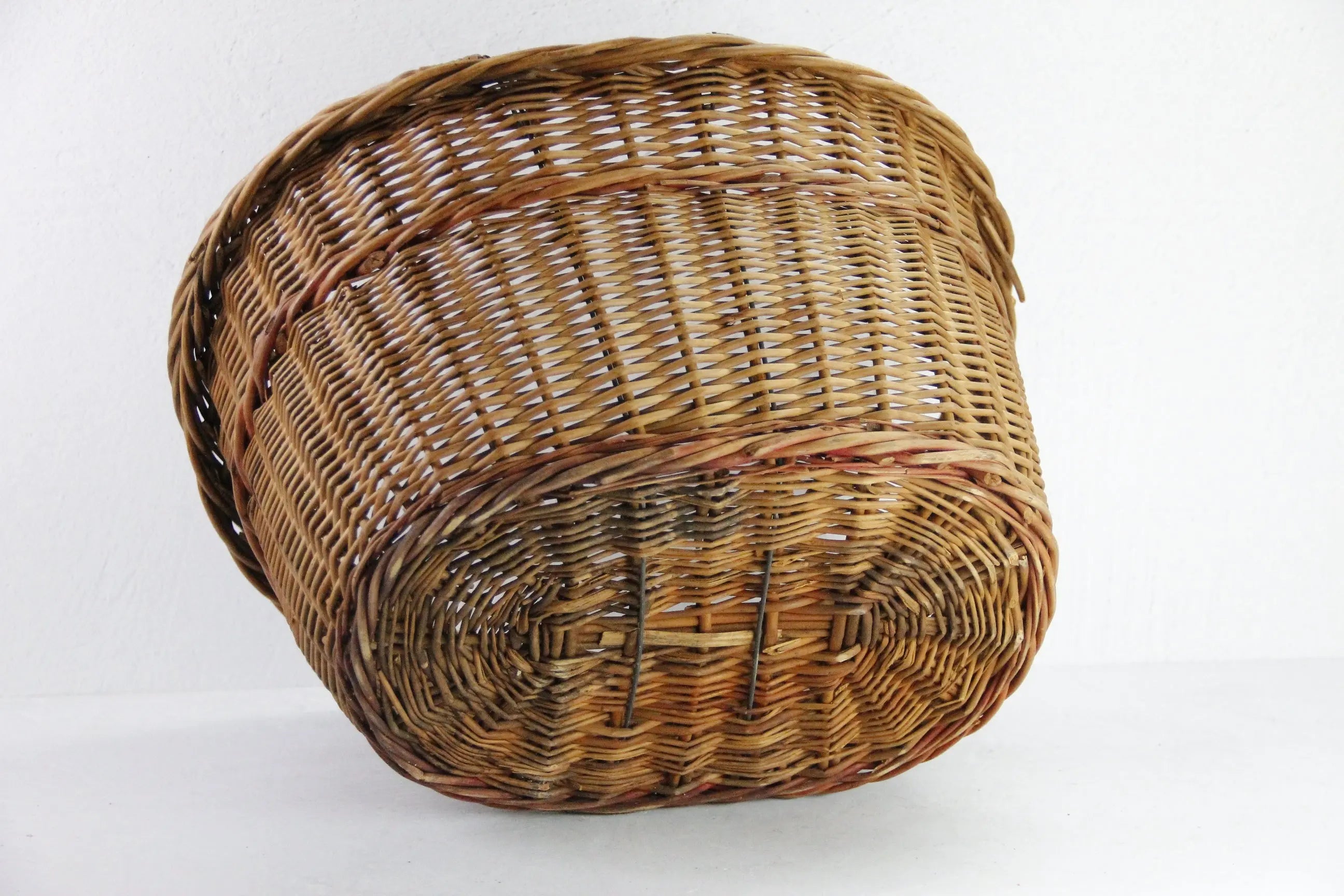 Vintage Wicker Basket | Primitive Garden Harvest Basket  Debra Hall Lifestyle