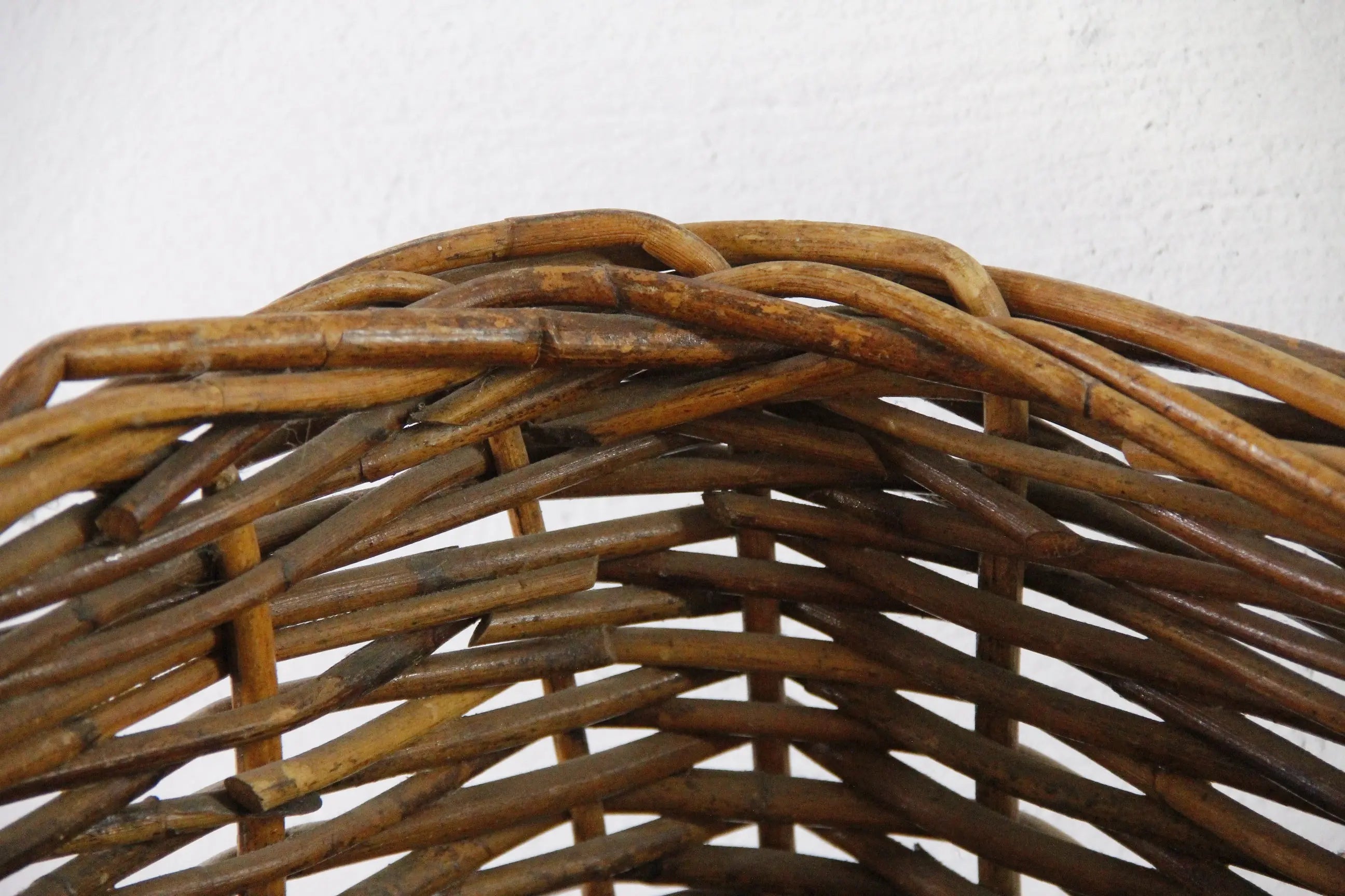 Vintage Wicker Basket with Handles | Floor Storage/Planter  Debra Hall Lifestyle