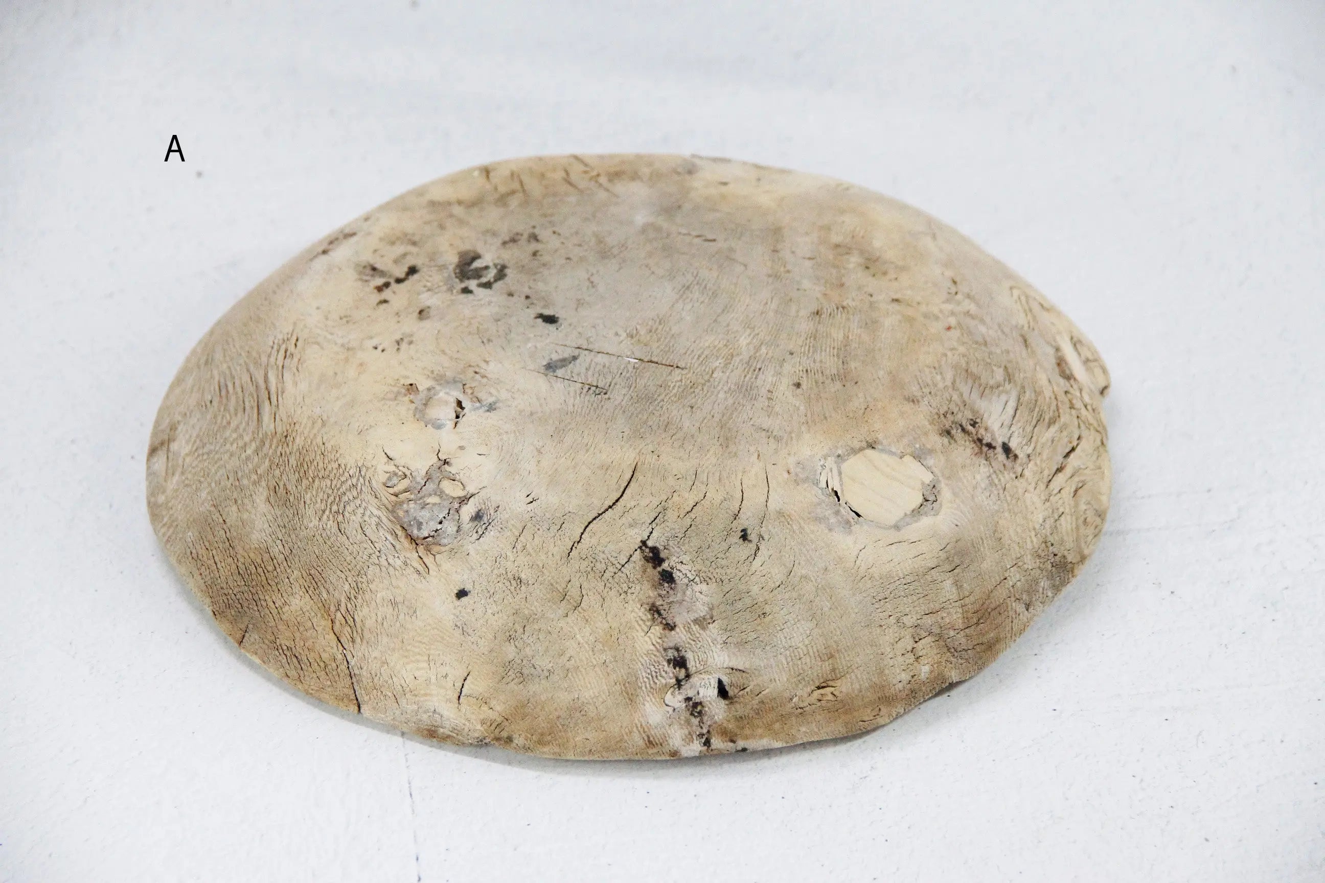 Vintage Wood Bowl - Medium Dough  Debra Hall Lifestyle