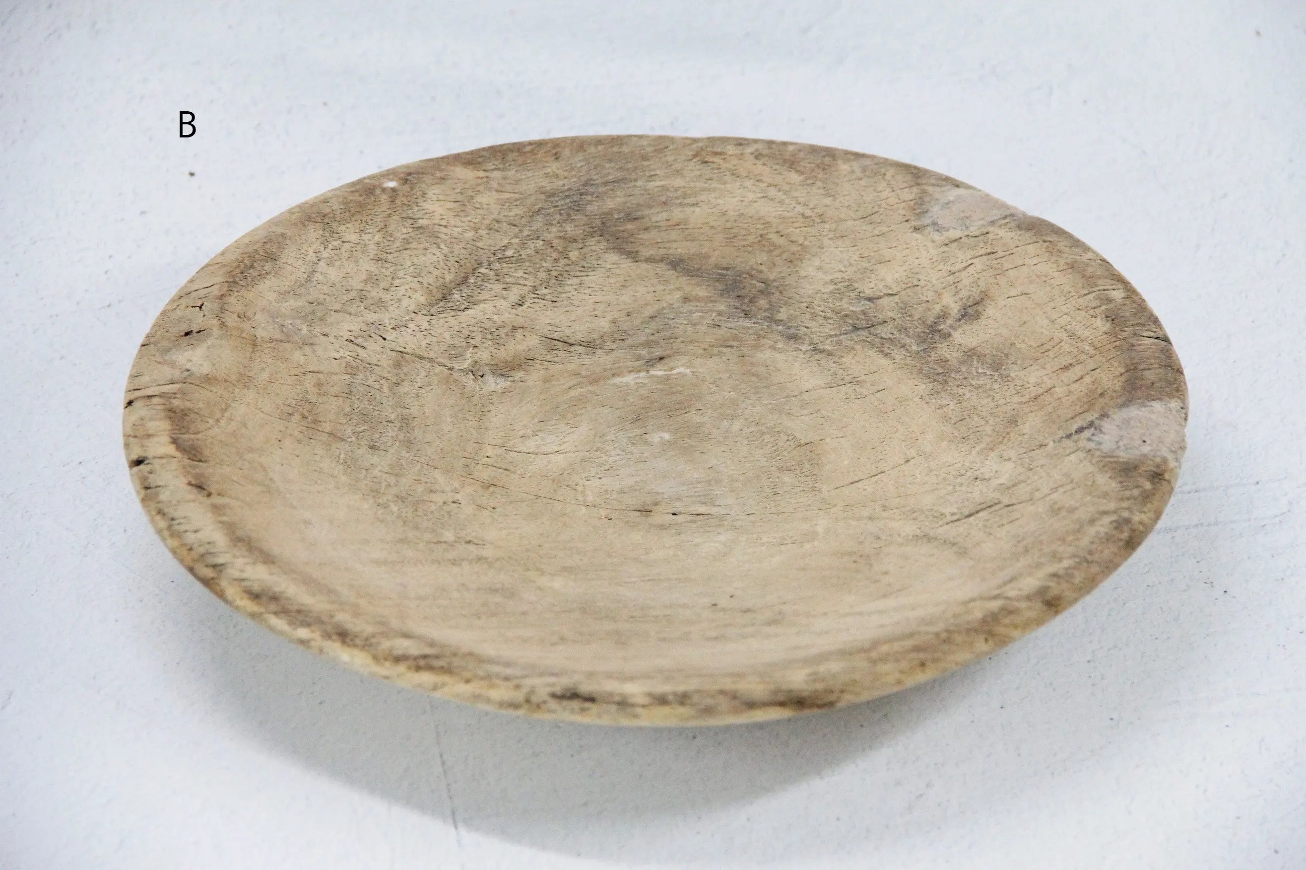 Vintage Wood Bowl - Medium Dough  Debra Hall Lifestyle