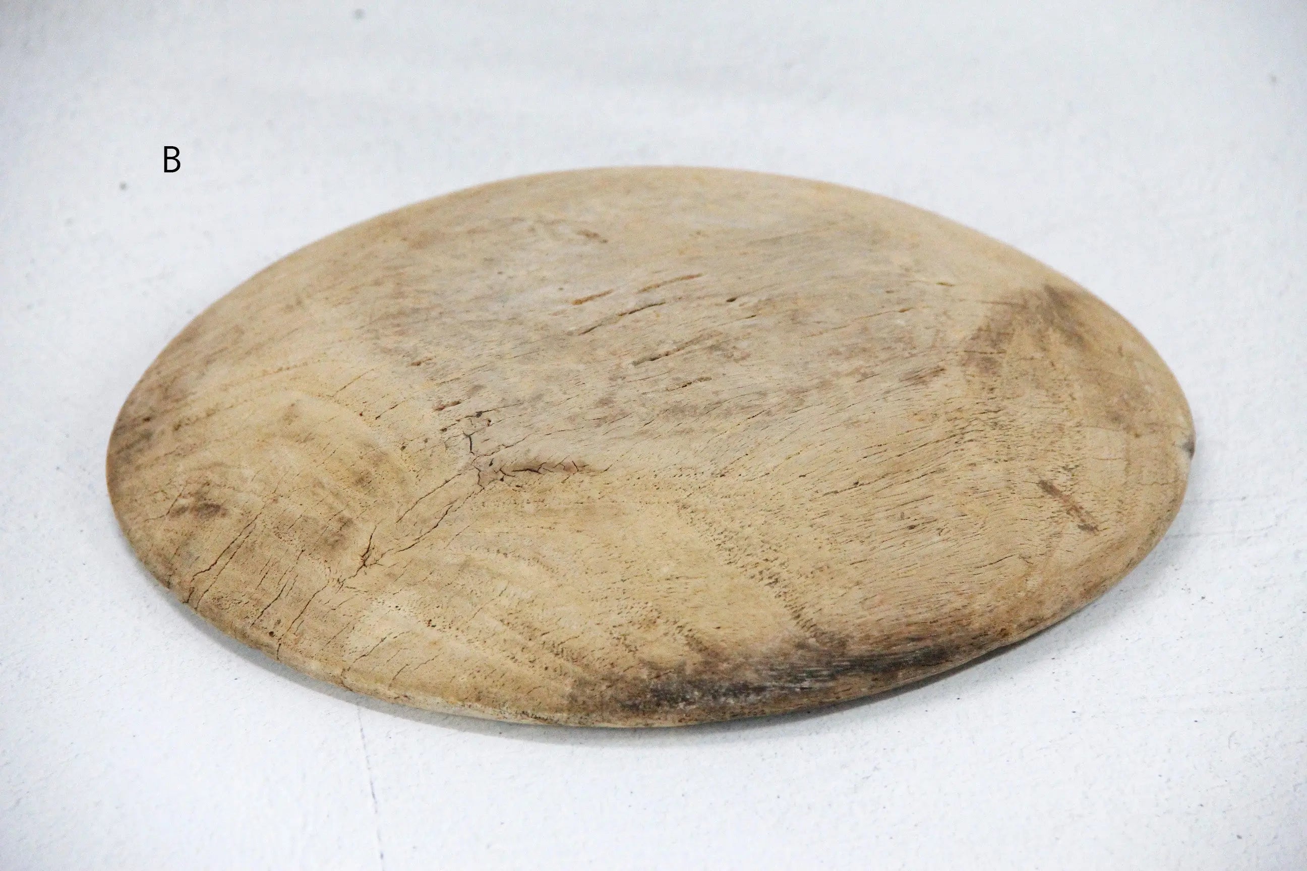 Vintage Wood Bowl - Medium Dough  Debra Hall Lifestyle