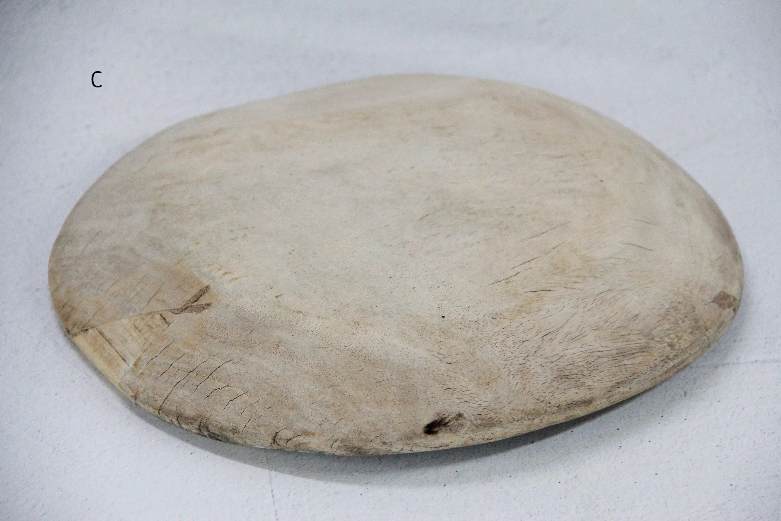 Vintage Wood Bowl - Medium Dough  Debra Hall Lifestyle