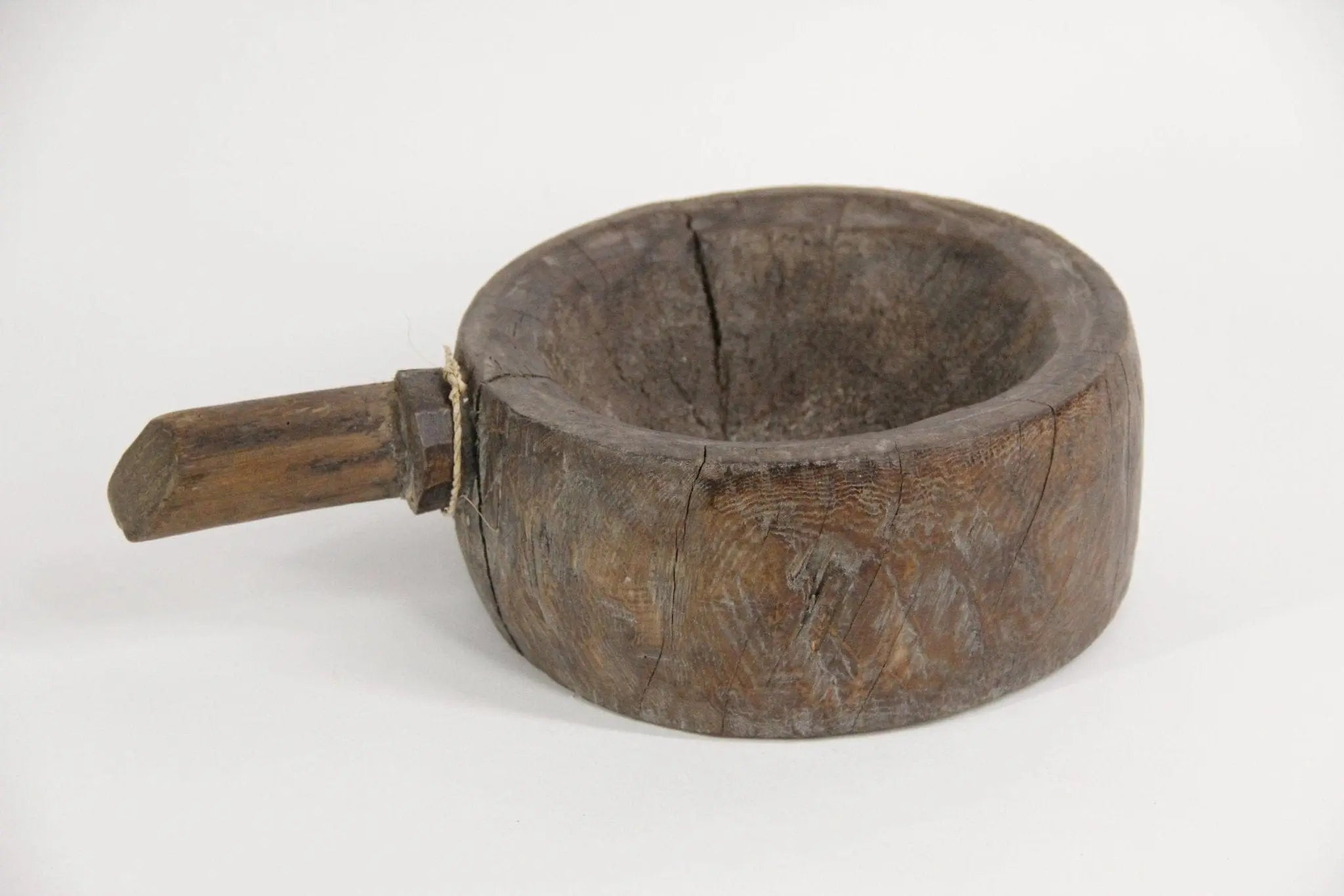 Vintage Wood Bowl | Mortar  Debra Hall Lifestyle