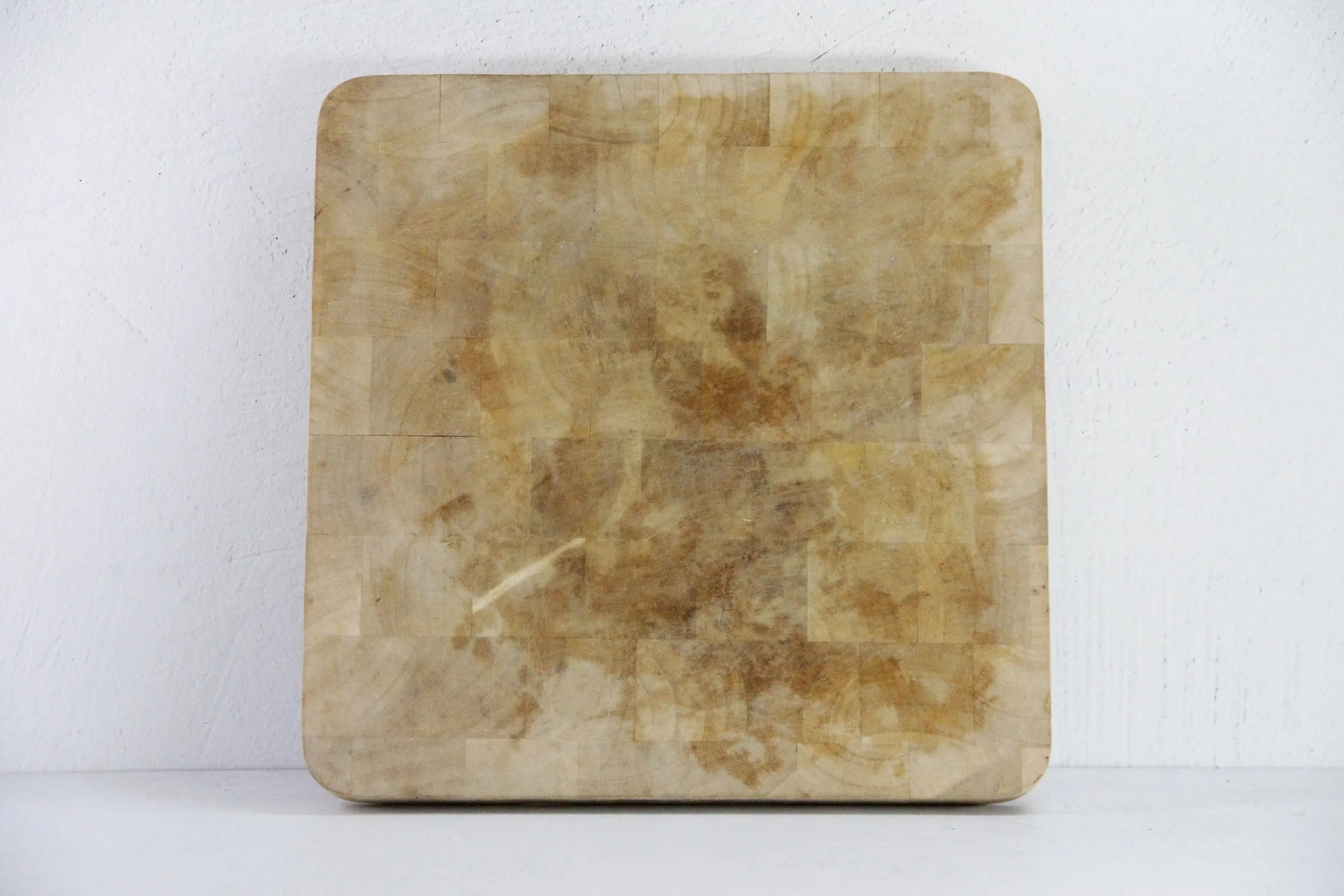 Vintage Wood Cutting Board Footed | Butcher Block Kitchen Decor  Debra Hall Lifestyle