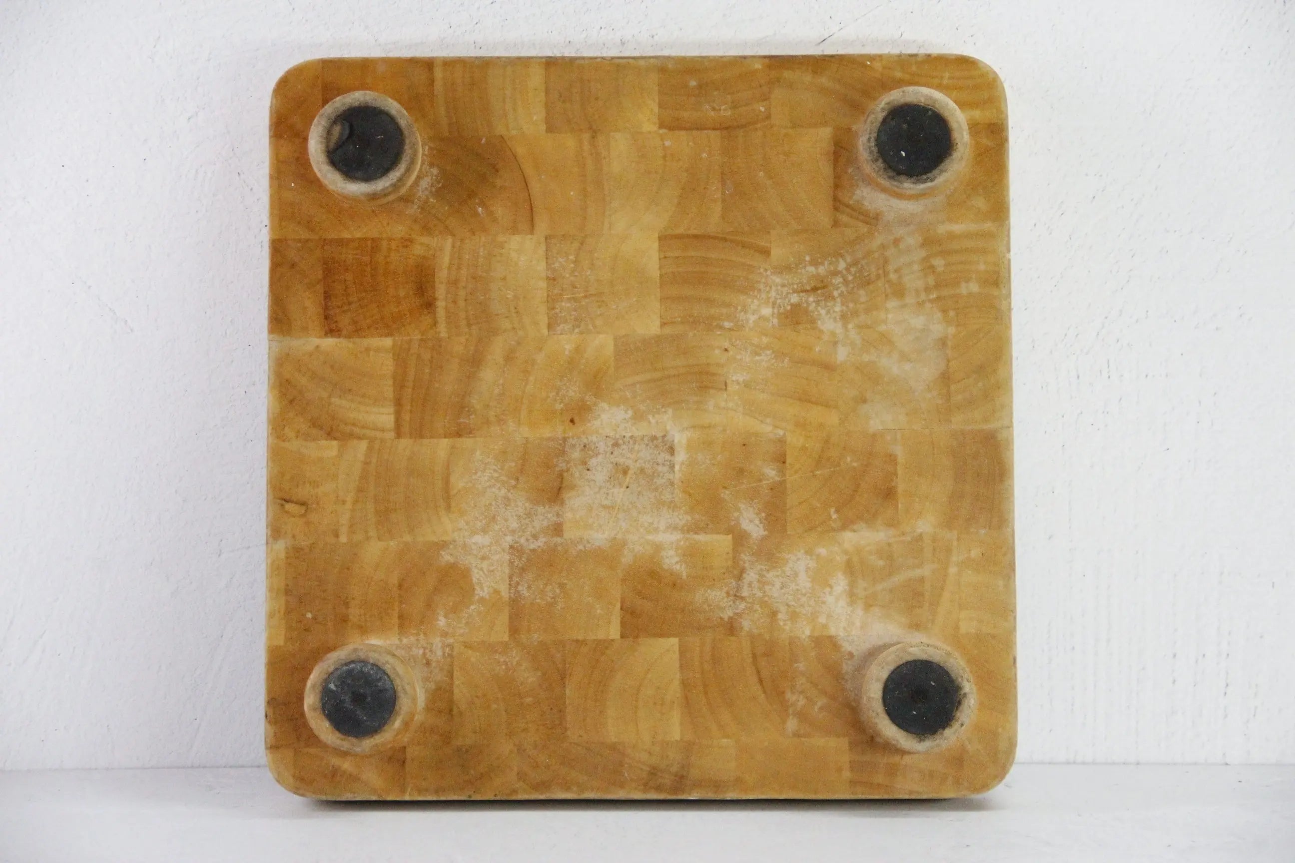 Vintage Wood Cutting Board Footed | Butcher Block Kitchen Decor  Debra Hall Lifestyle
