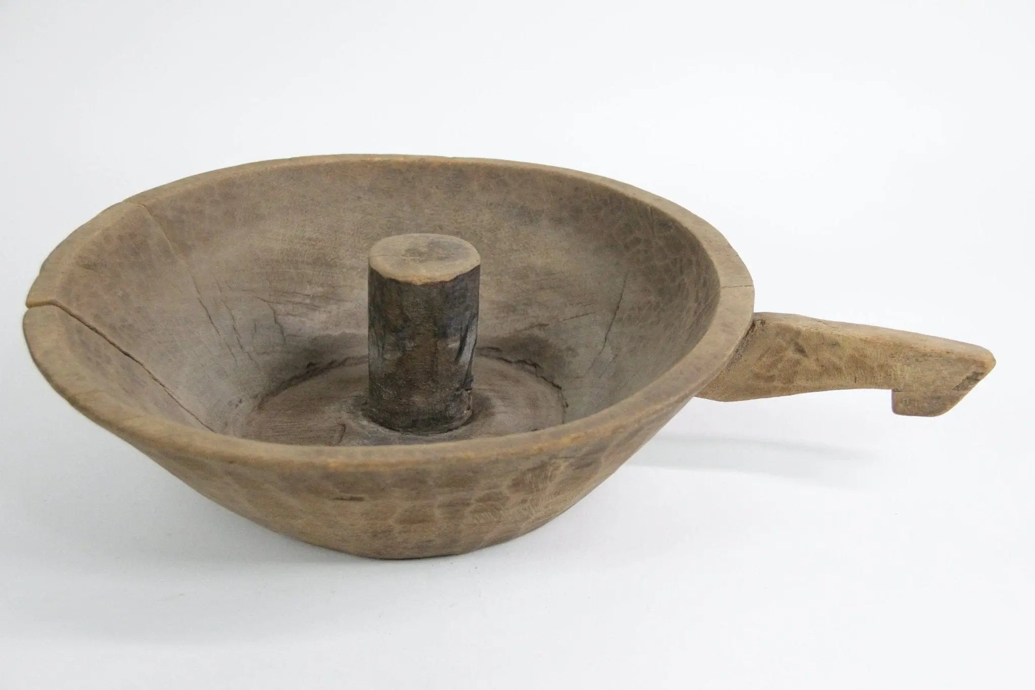 Vintage Wood Dough Bowl | India  Debra Hall Lifestyle