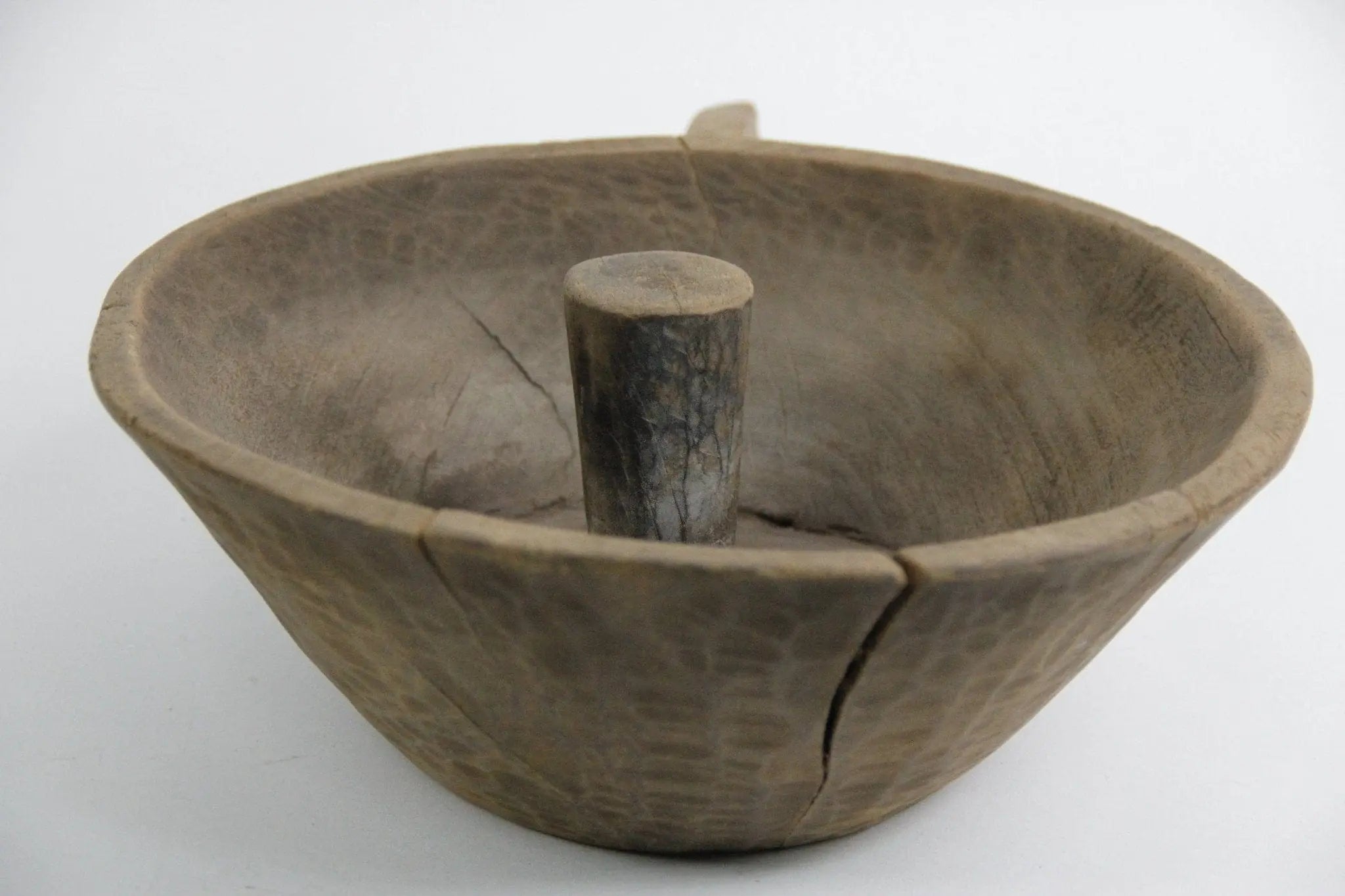 Vintage Wood Dough Bowl | India  Debra Hall Lifestyle