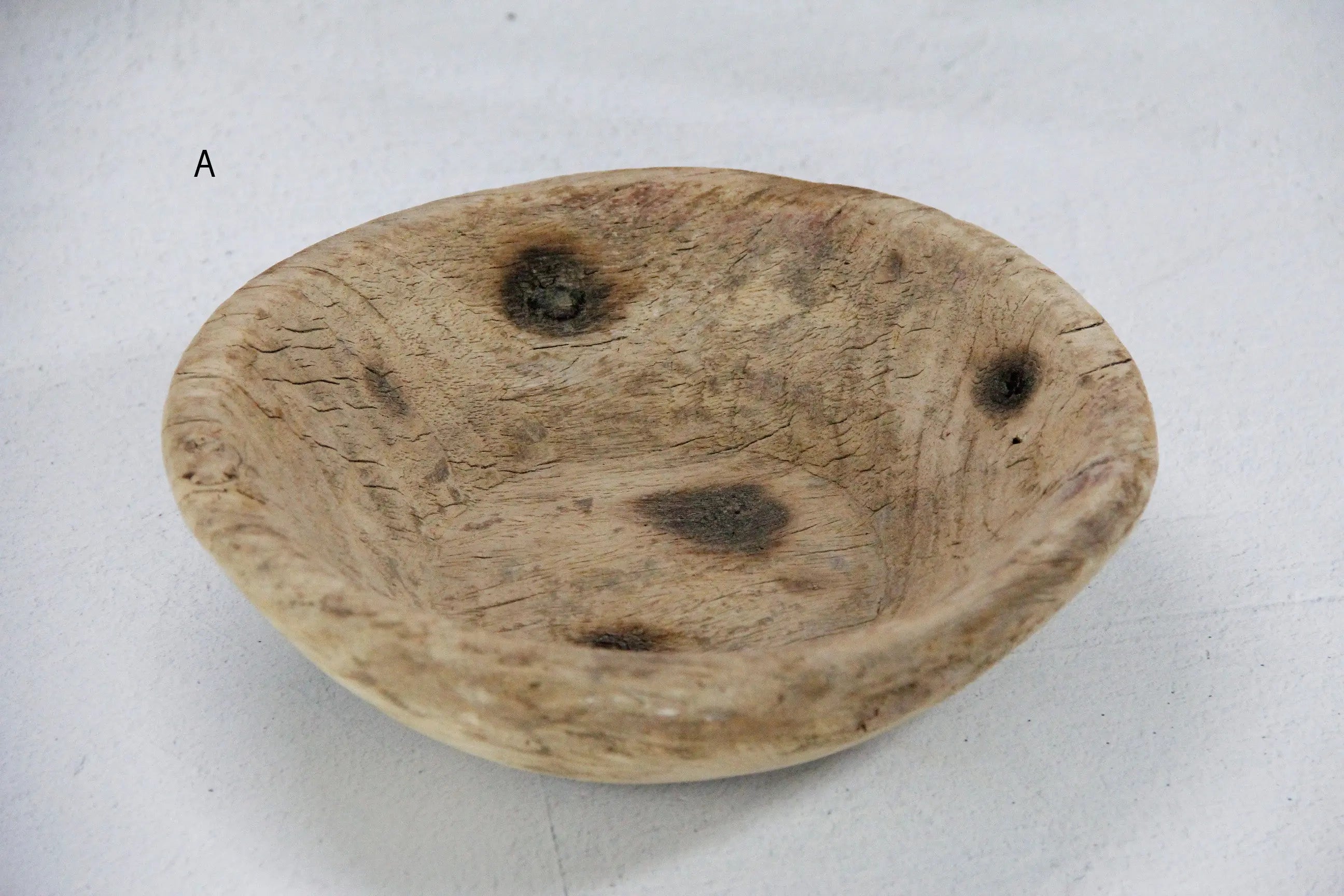 Vintage Wood Dough Bowl | Medium  Debra Hall Lifestyle