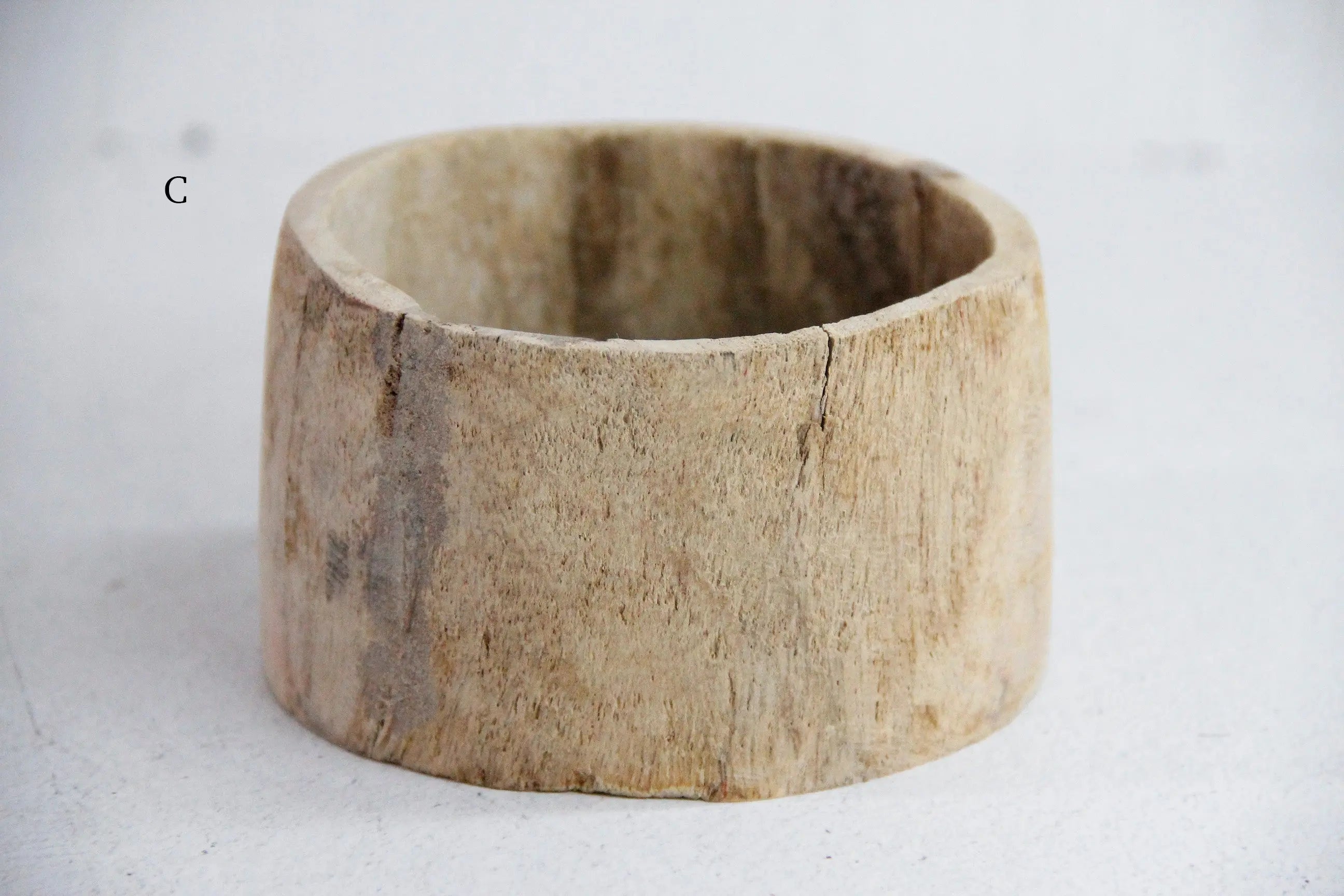 Vintage Wood Planter | Coaster/Pot/Dish Small  Debra Hall Lifestyle